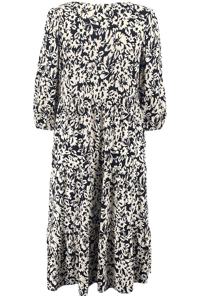 Lange jurk met print image number 2