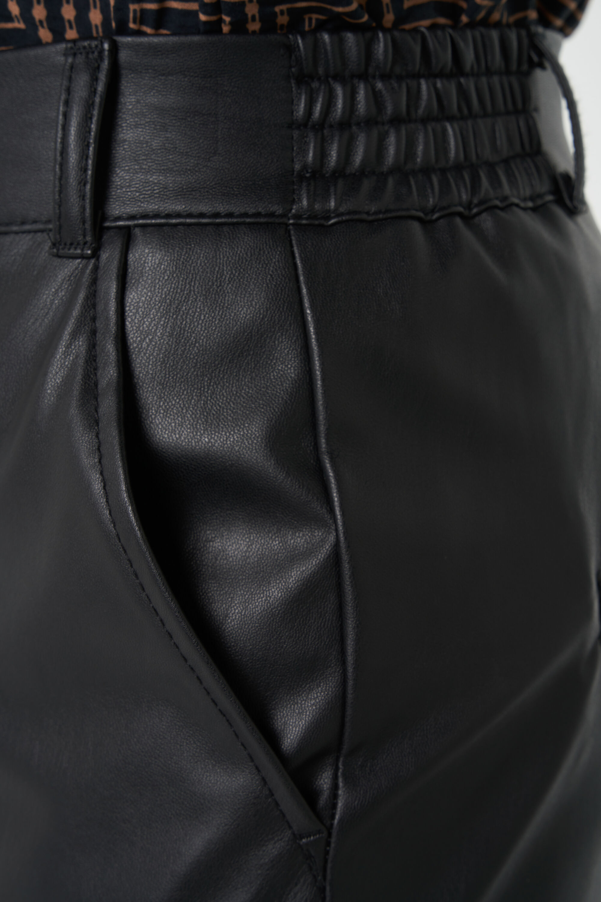 Imitatieleren pantalon image number 5