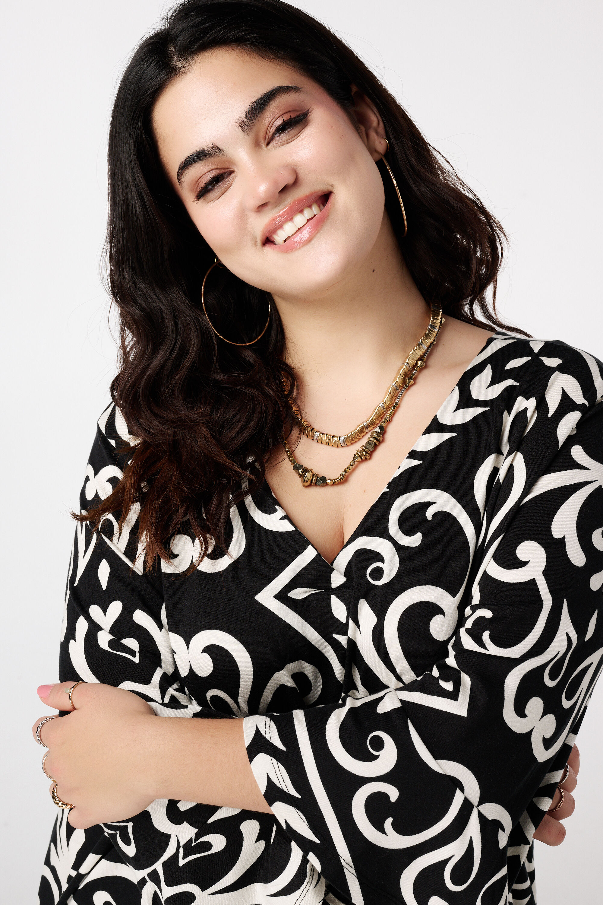 Top met paisleyprint image number 4