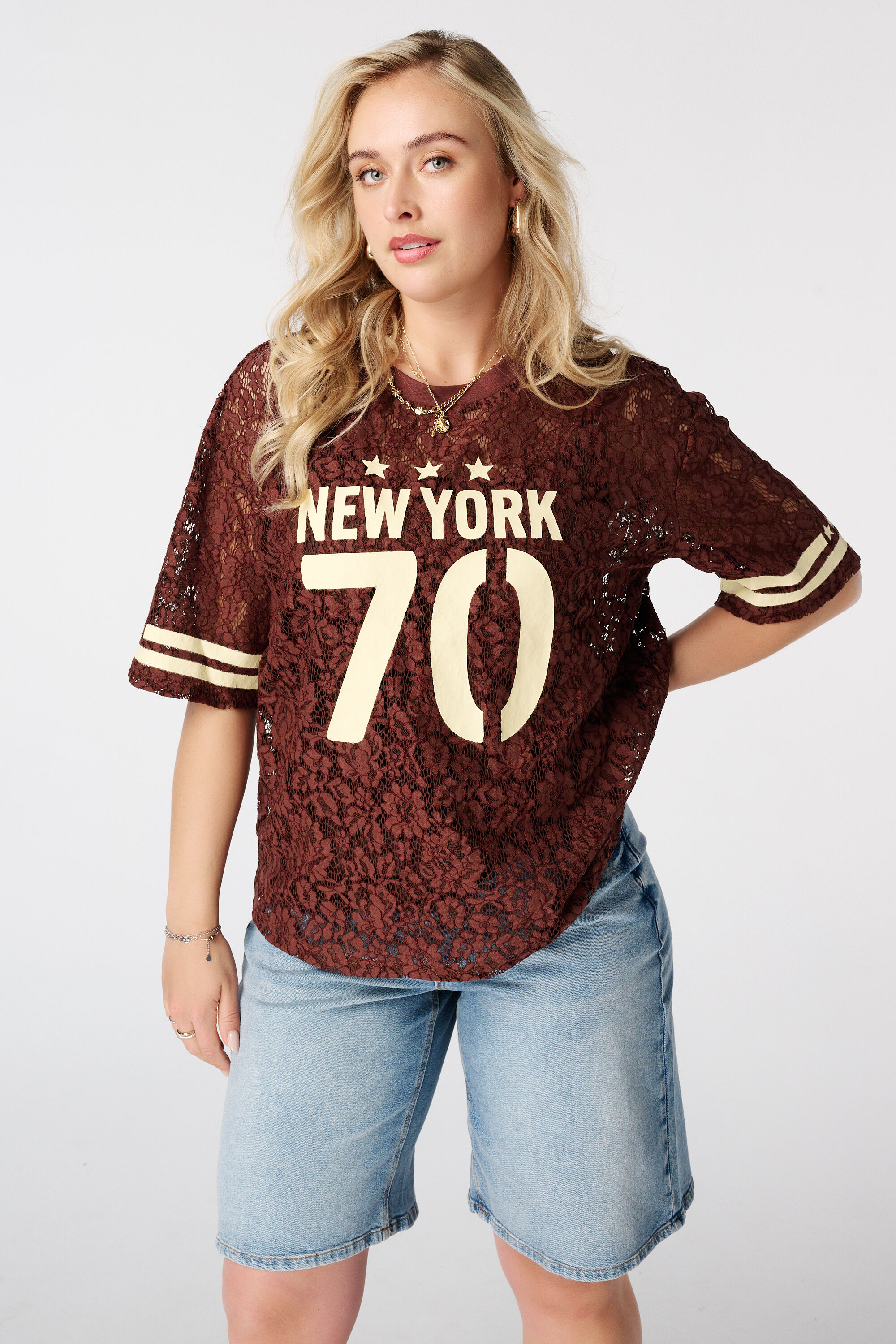 Kanten top in jersey look