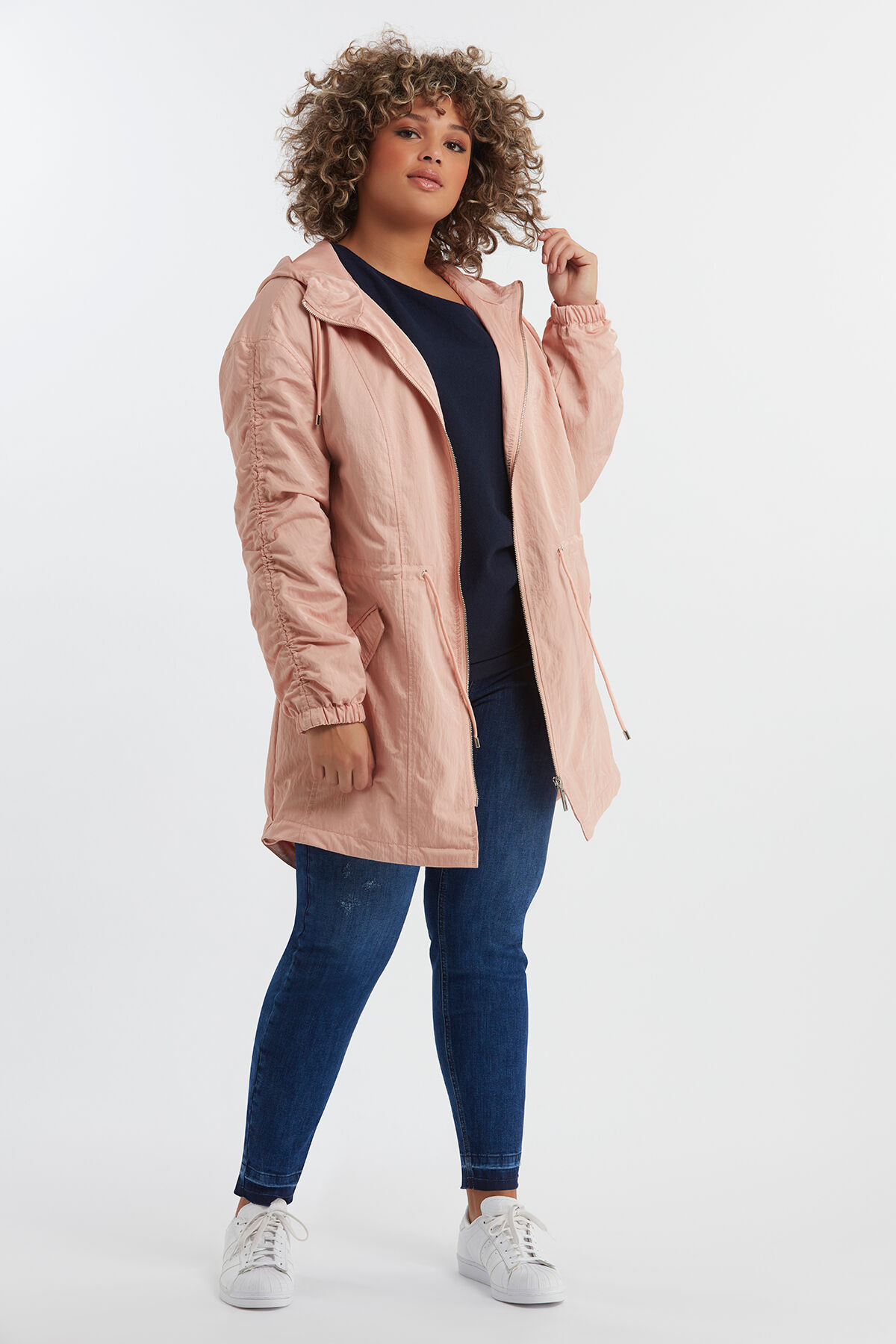 Parka met gerimpelde mouwen image number 3