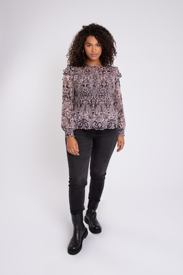 Blouse met paisley print image number 5