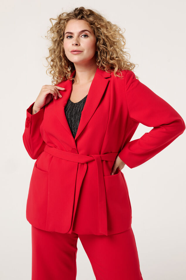 Blazer met ceintuur image number 6
