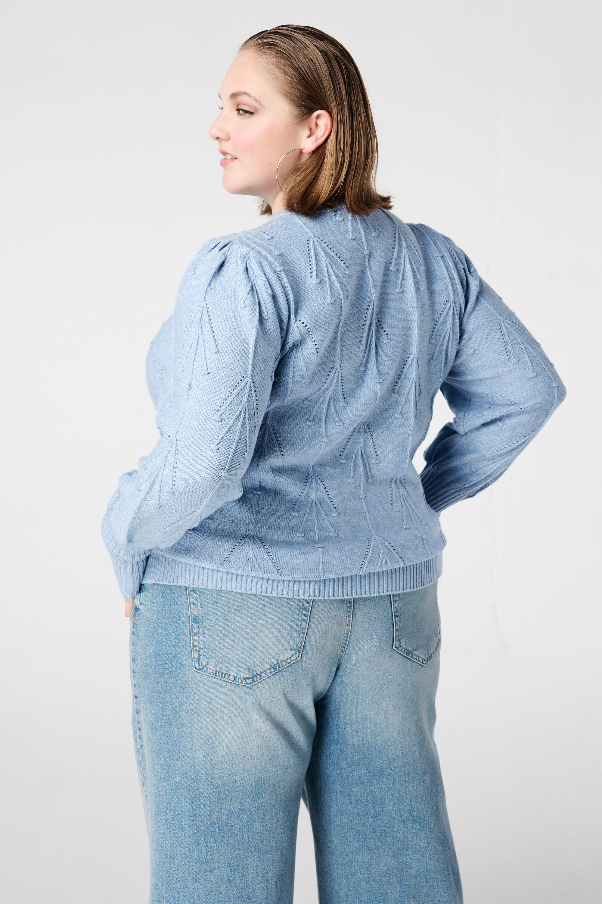 Gebreide trui met patroon image number 3