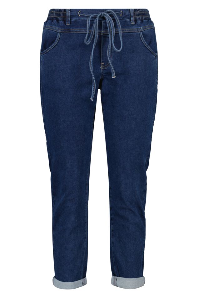 Jog denim broek image number 1