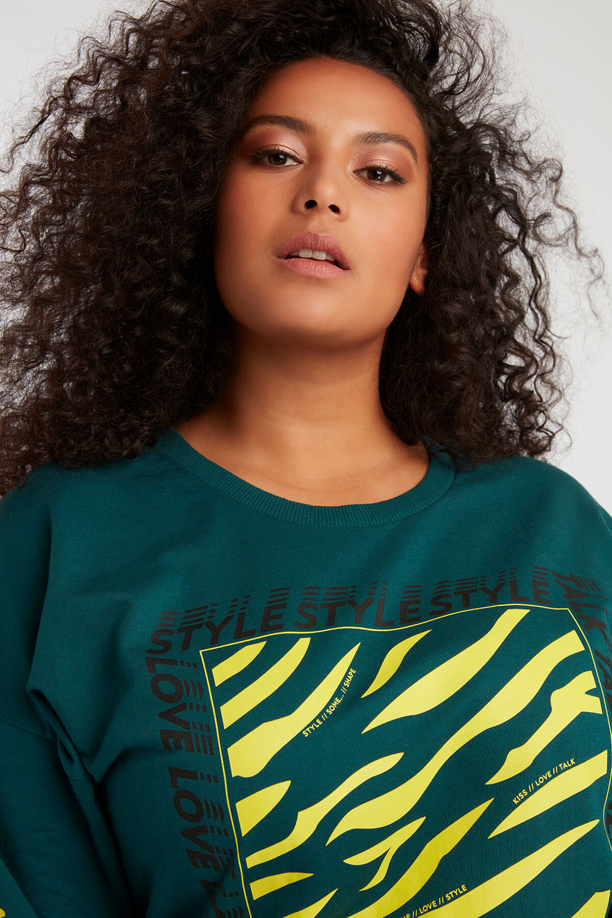 T-shirt met printopdruk image number 3