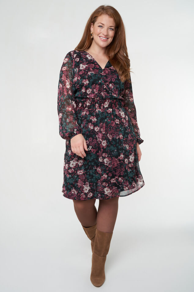 Jurk met bloemenprint image number 0