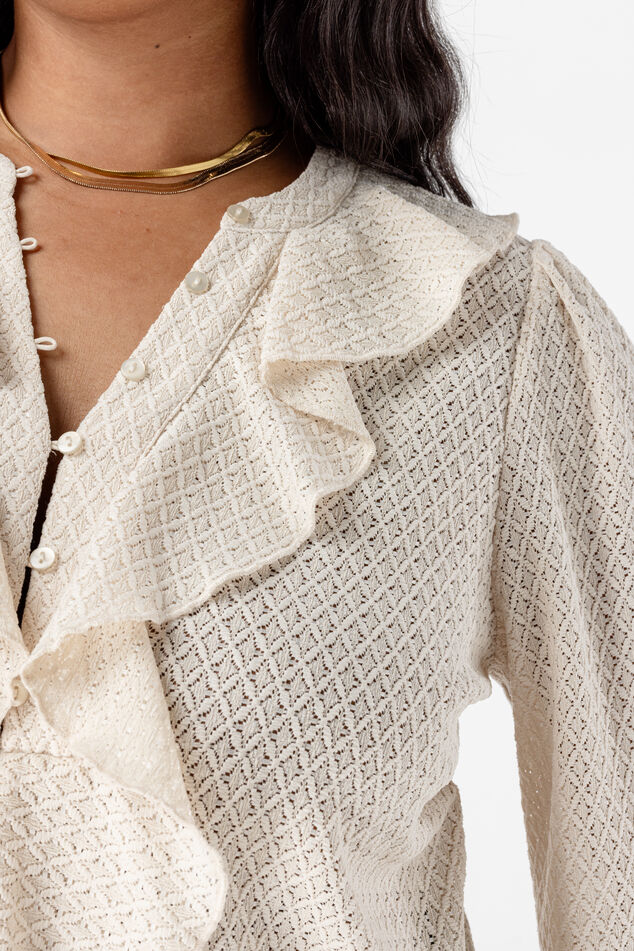 Blouse met ruches image number 4