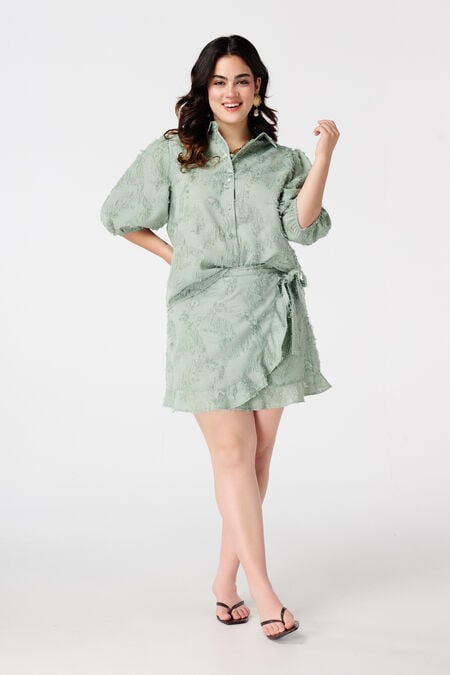 Skort met overslaglook Skort met overslaglook