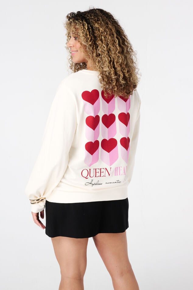 Sweater met backprint image number 0