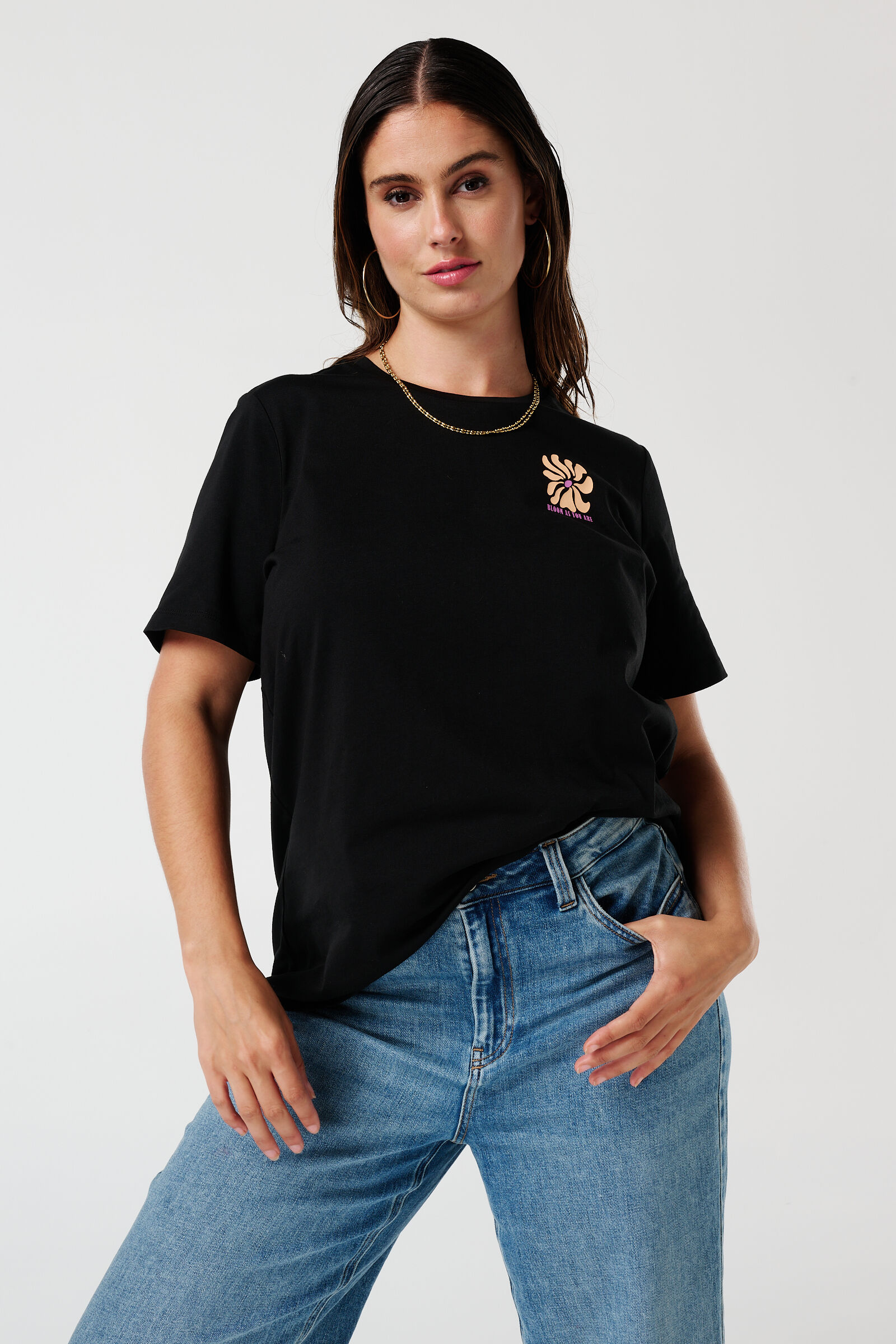 Dames T shirt met opdruk MS Mode