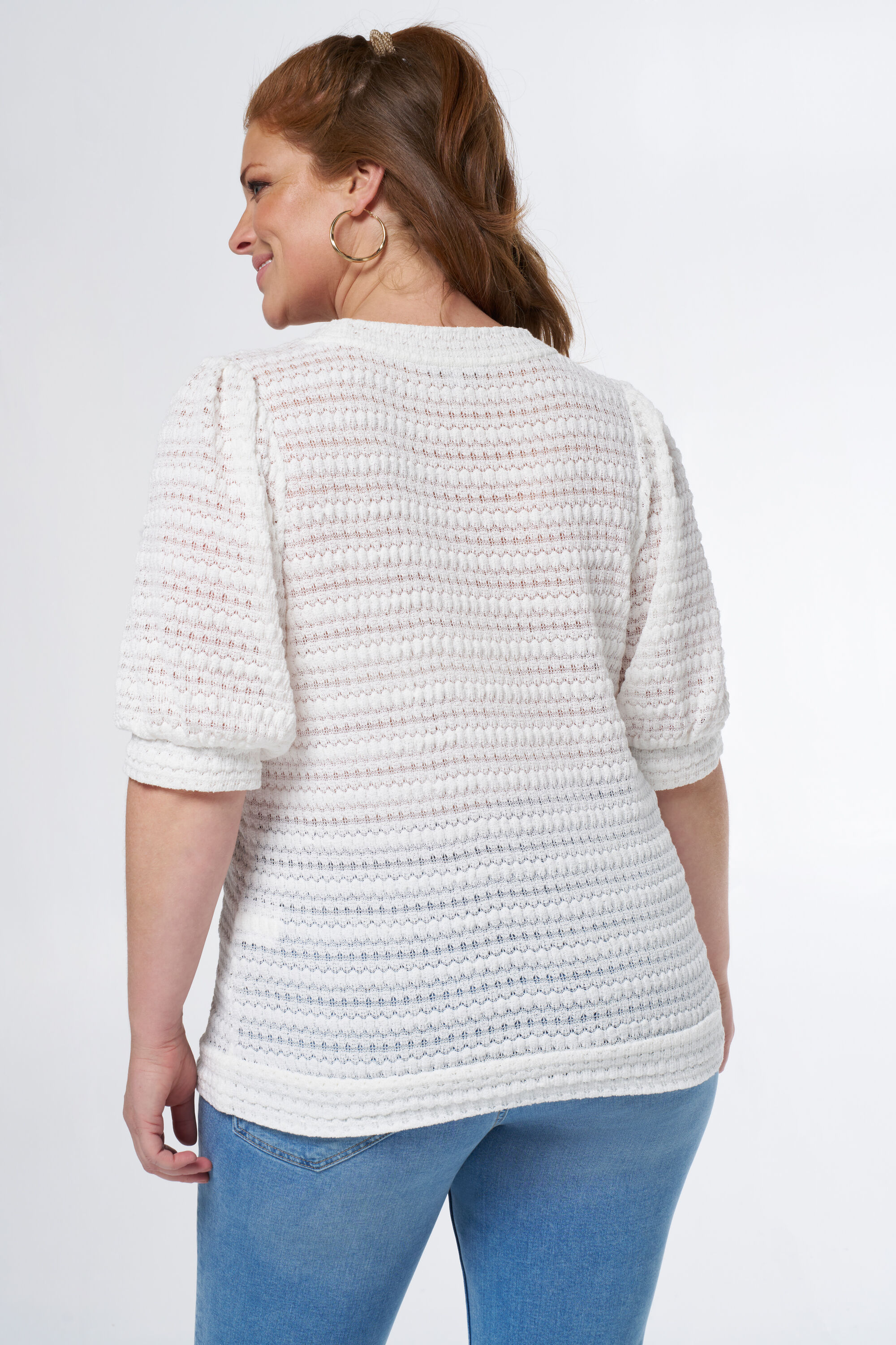 Top met ballonmouwen image number 3