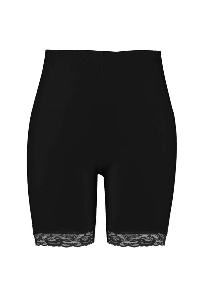 Korte legging met kant image number 1