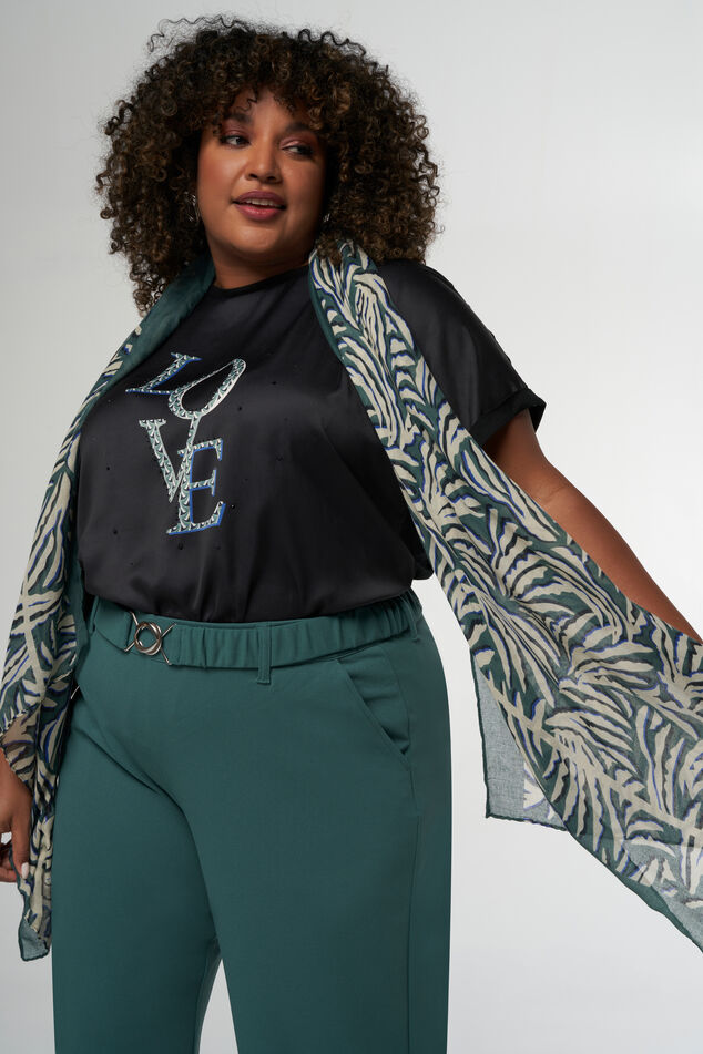 Sjaal met print image number 0