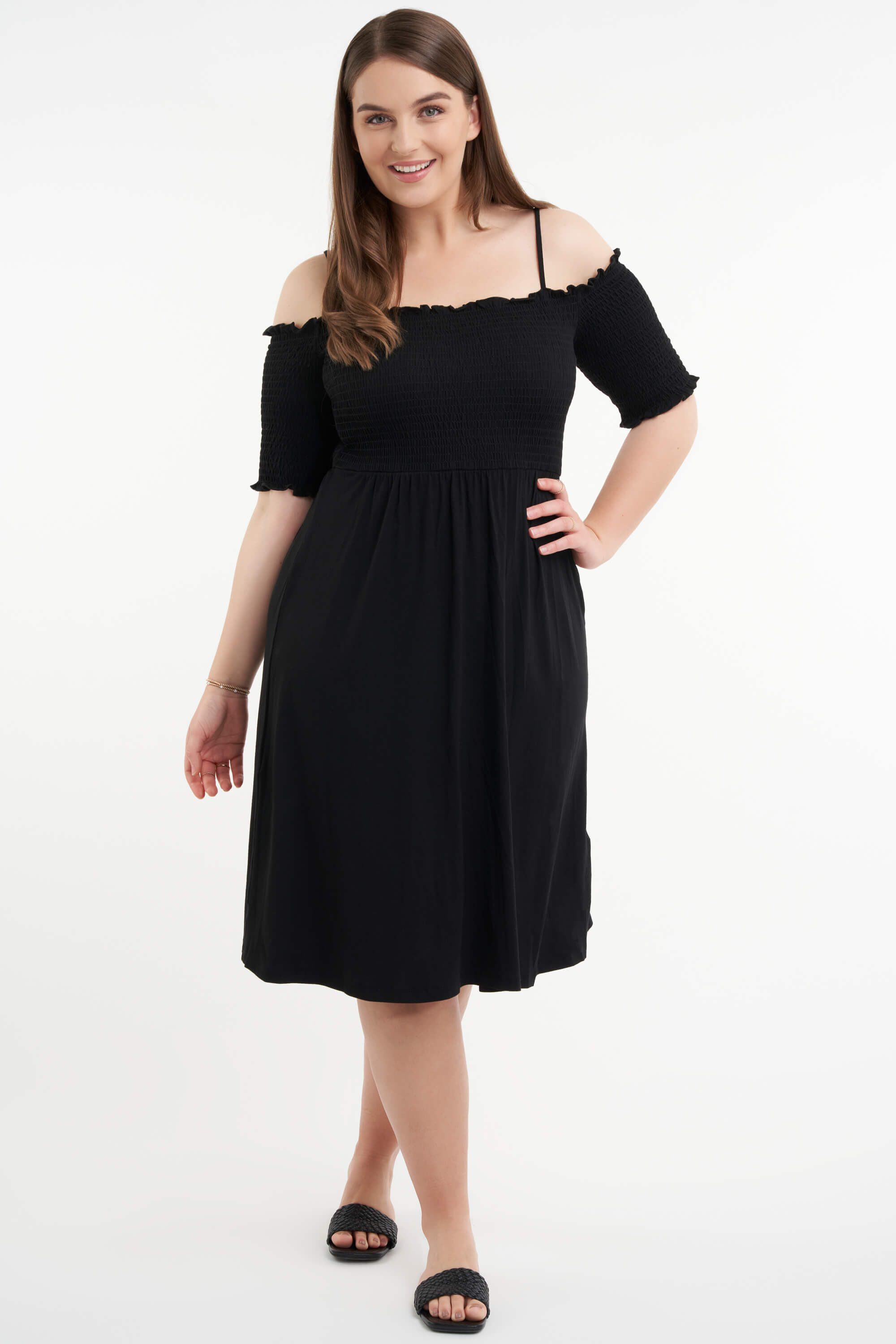 Off shoulder jurkje image number 6