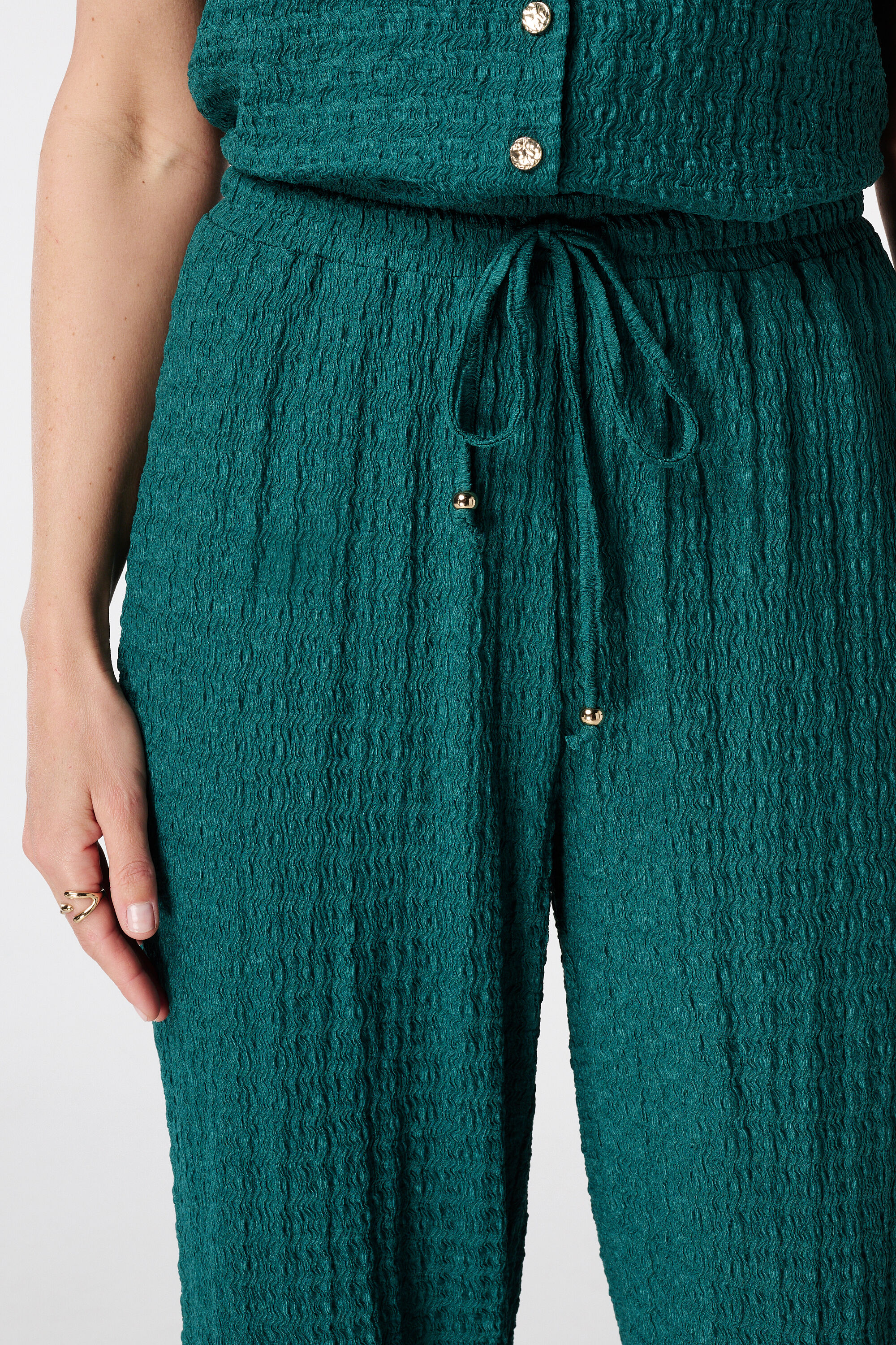 Broek met elastische taille image number 4