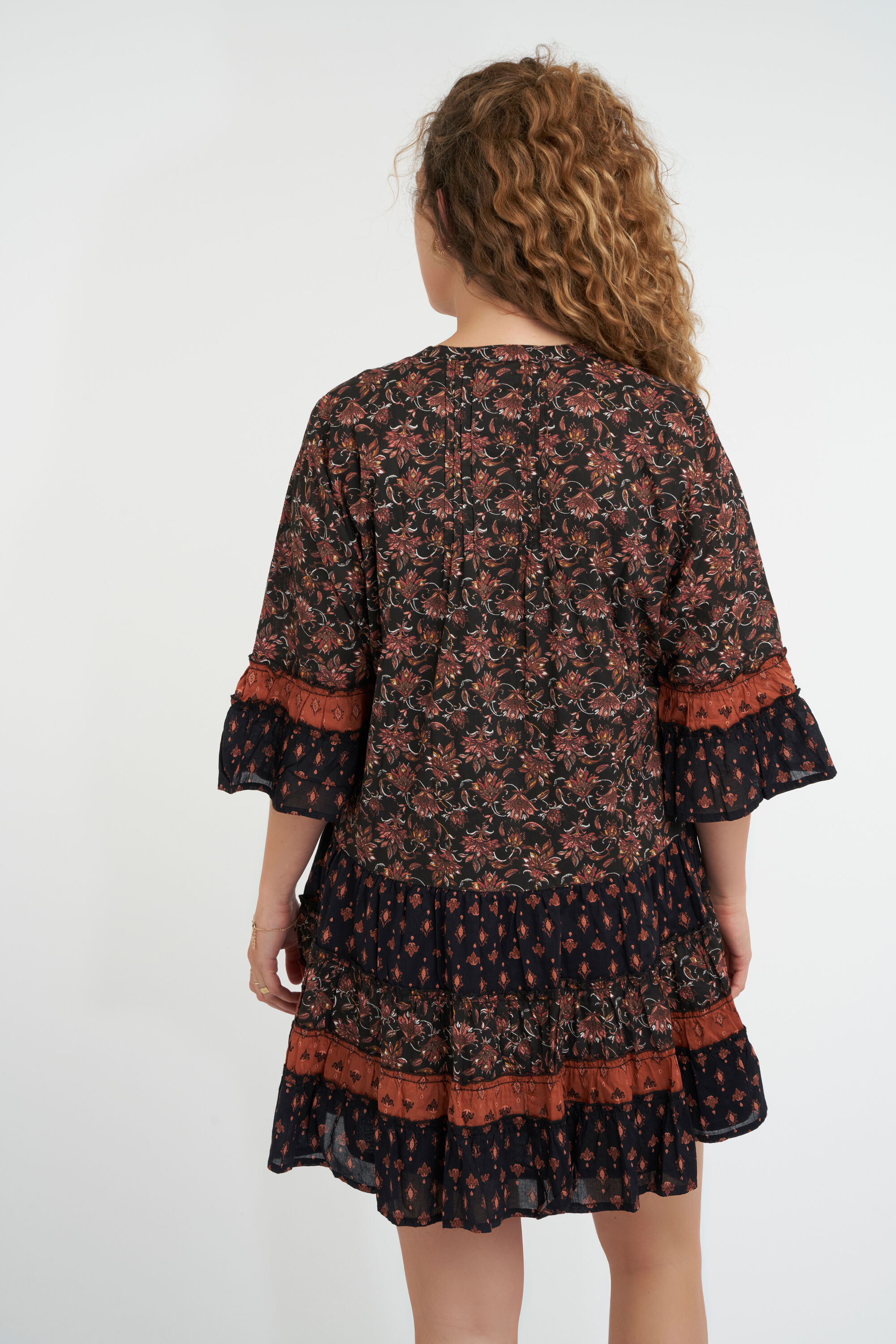 A-lijn jurk met print image number 3