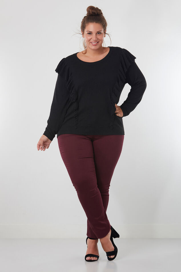 Trui met ruffles image number 3