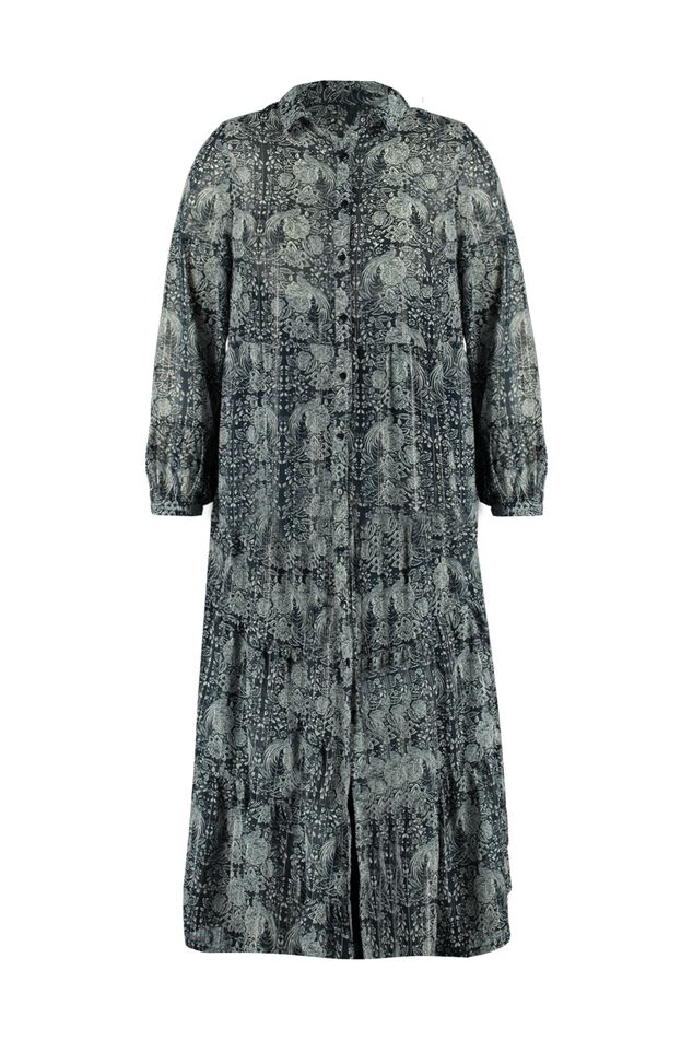 Maxi jurk met bloemenprint image number 2