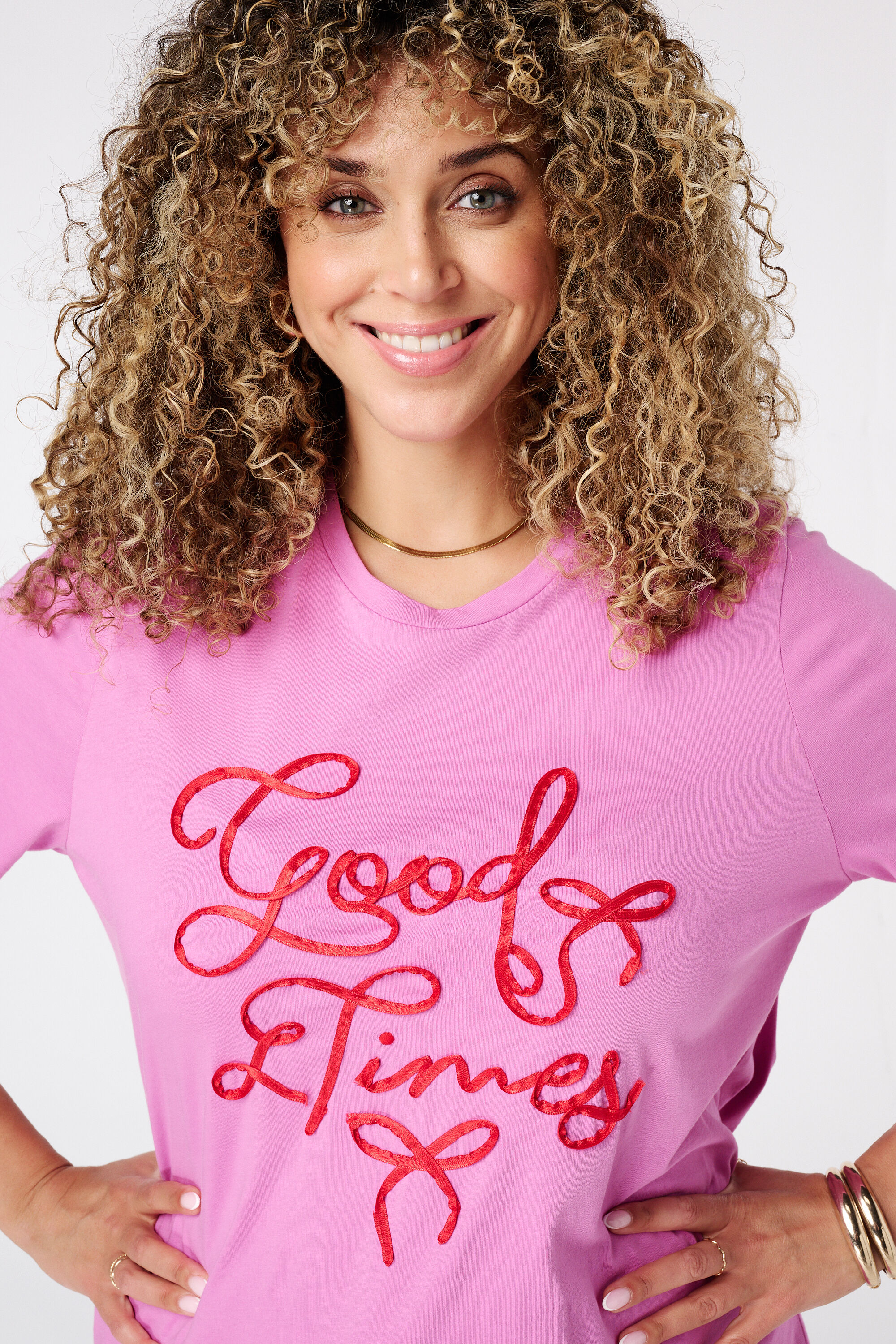 T-shirt met print image number 4