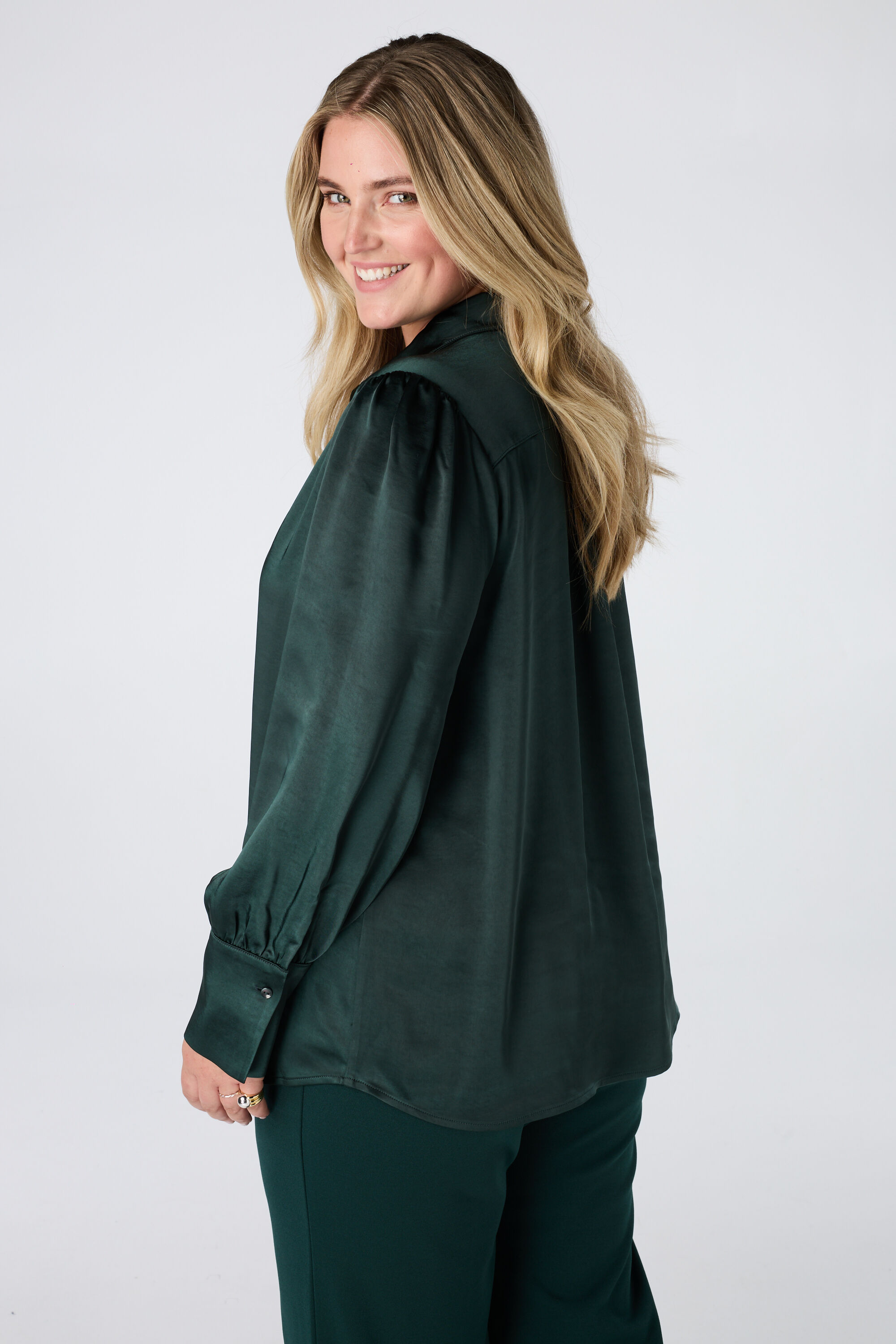 Blouse met satijnlook image number 3