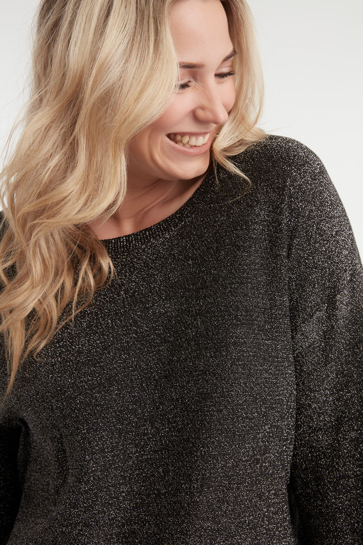 Lange lurex trui image number 4