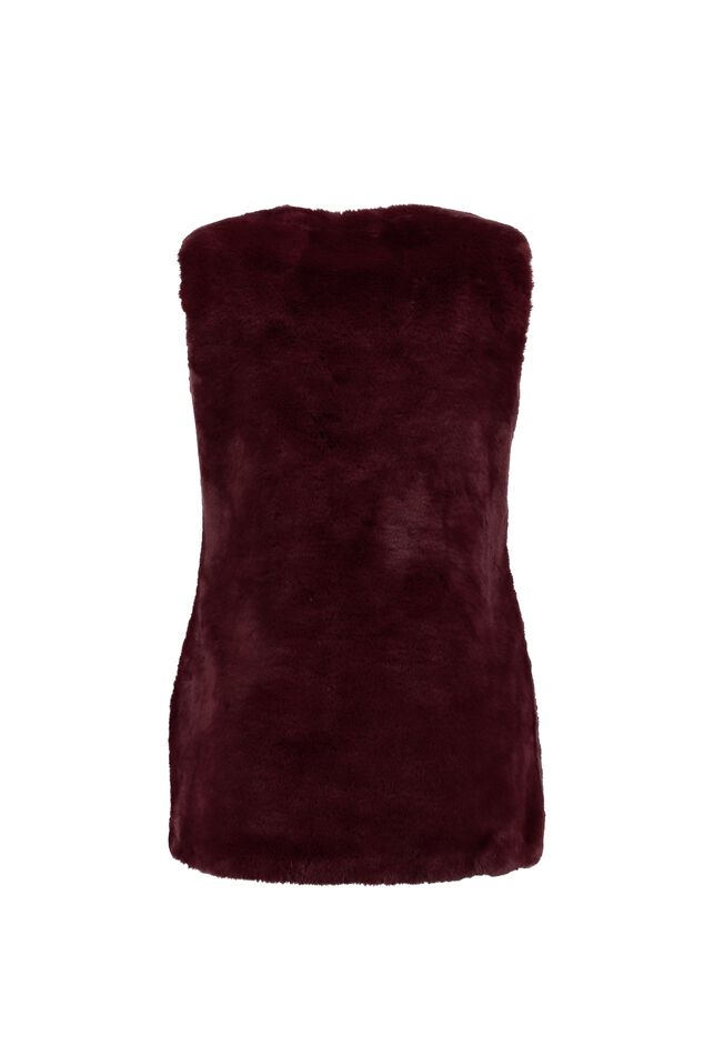 Gilet van imitatiebont image number 2