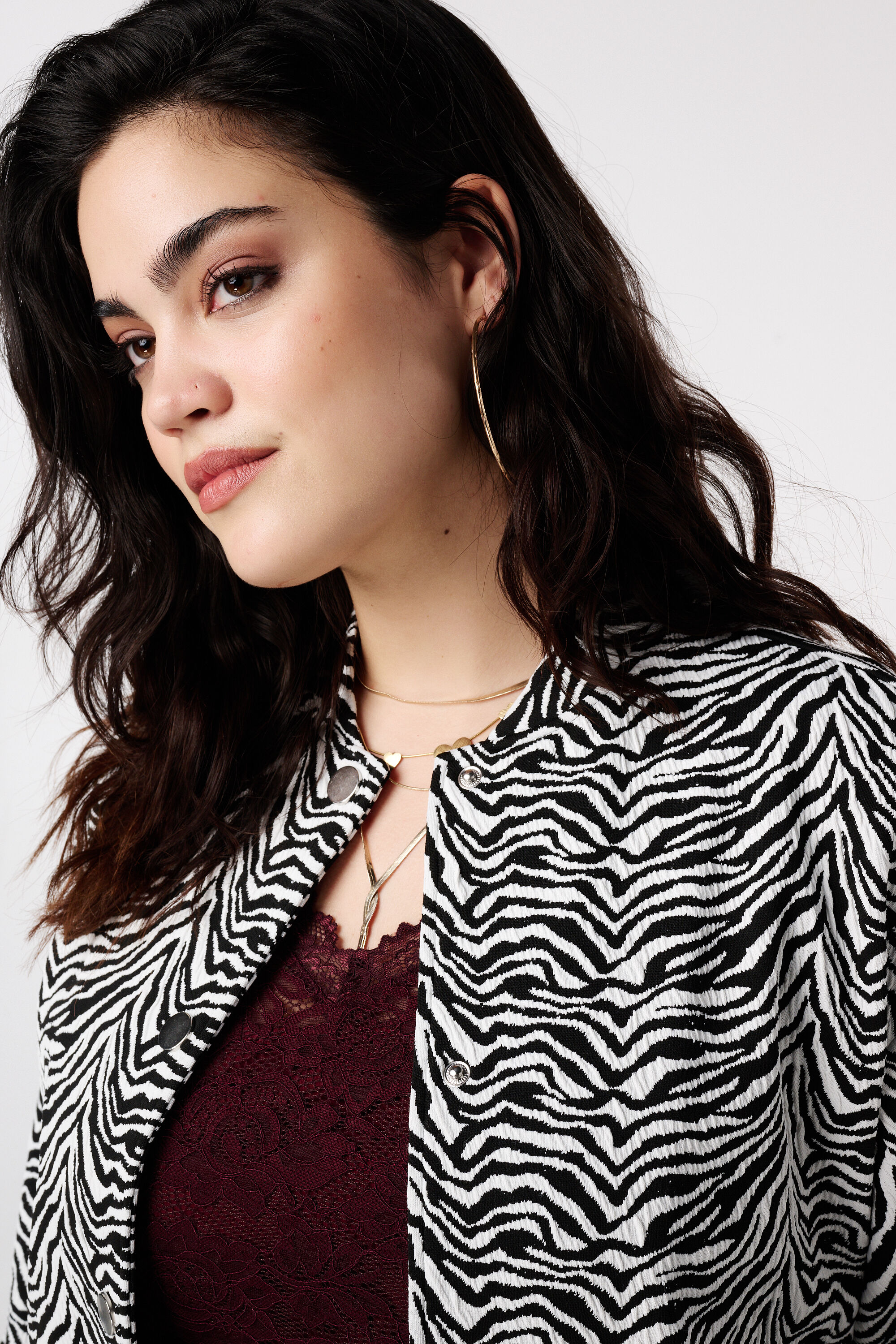 Zebra bomber jacket image number 4