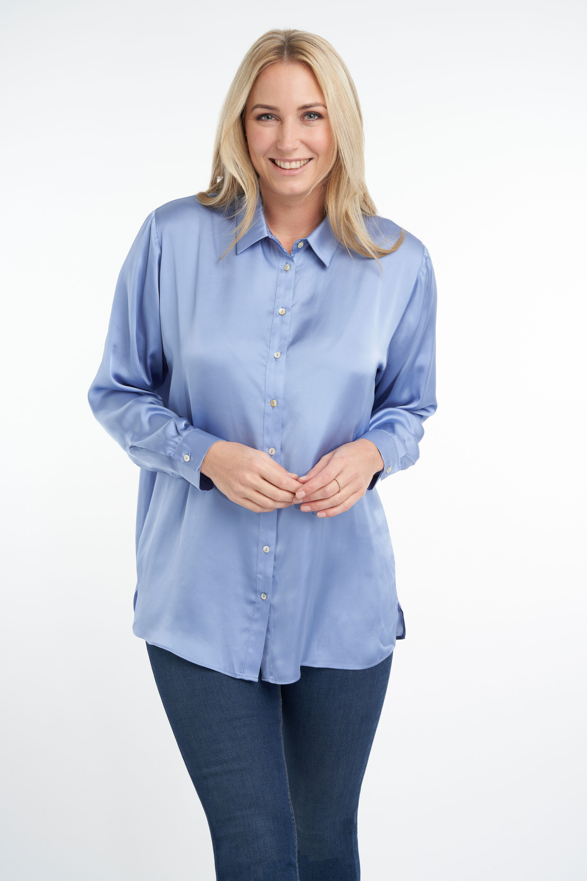 Satijnen blouse image number 0