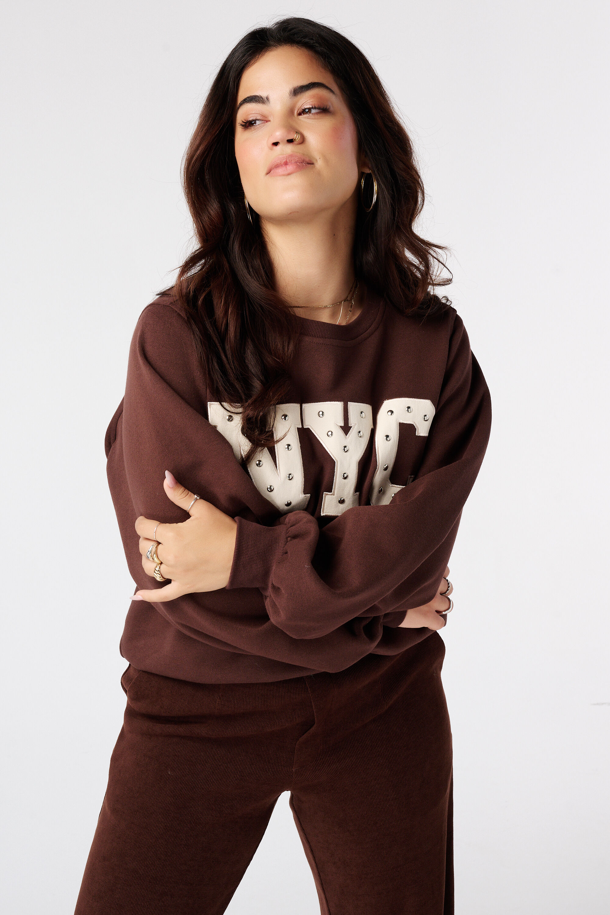 Sweater met tekst