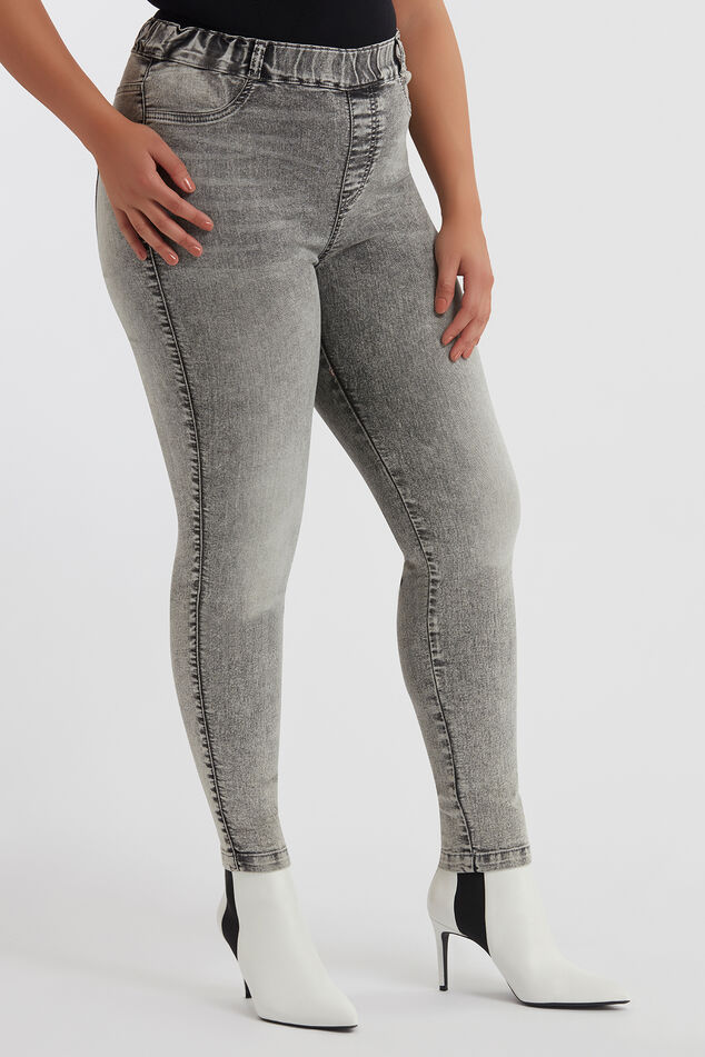 Slim fit tregging POPPY image number 0