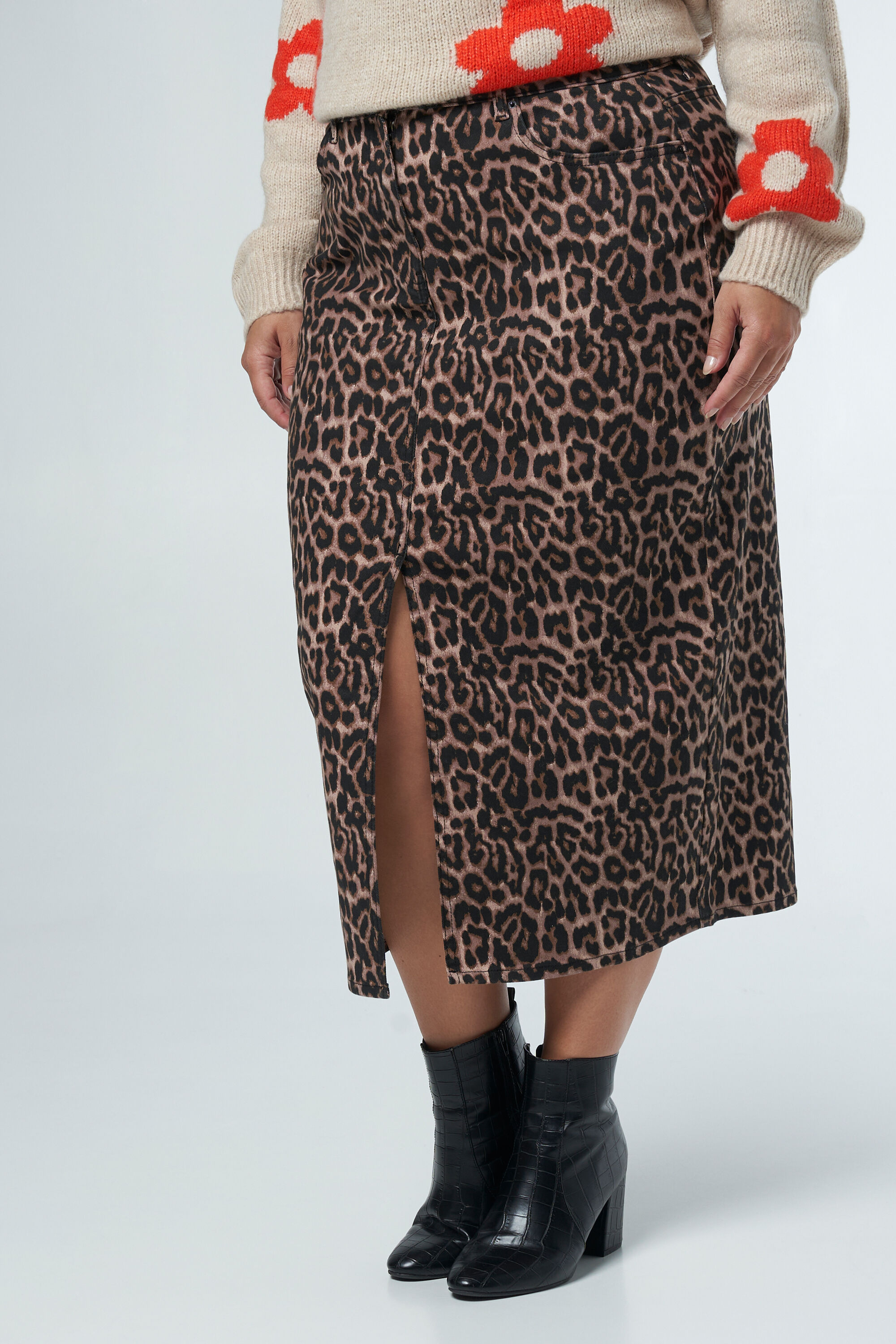 Panter midi rok on sale