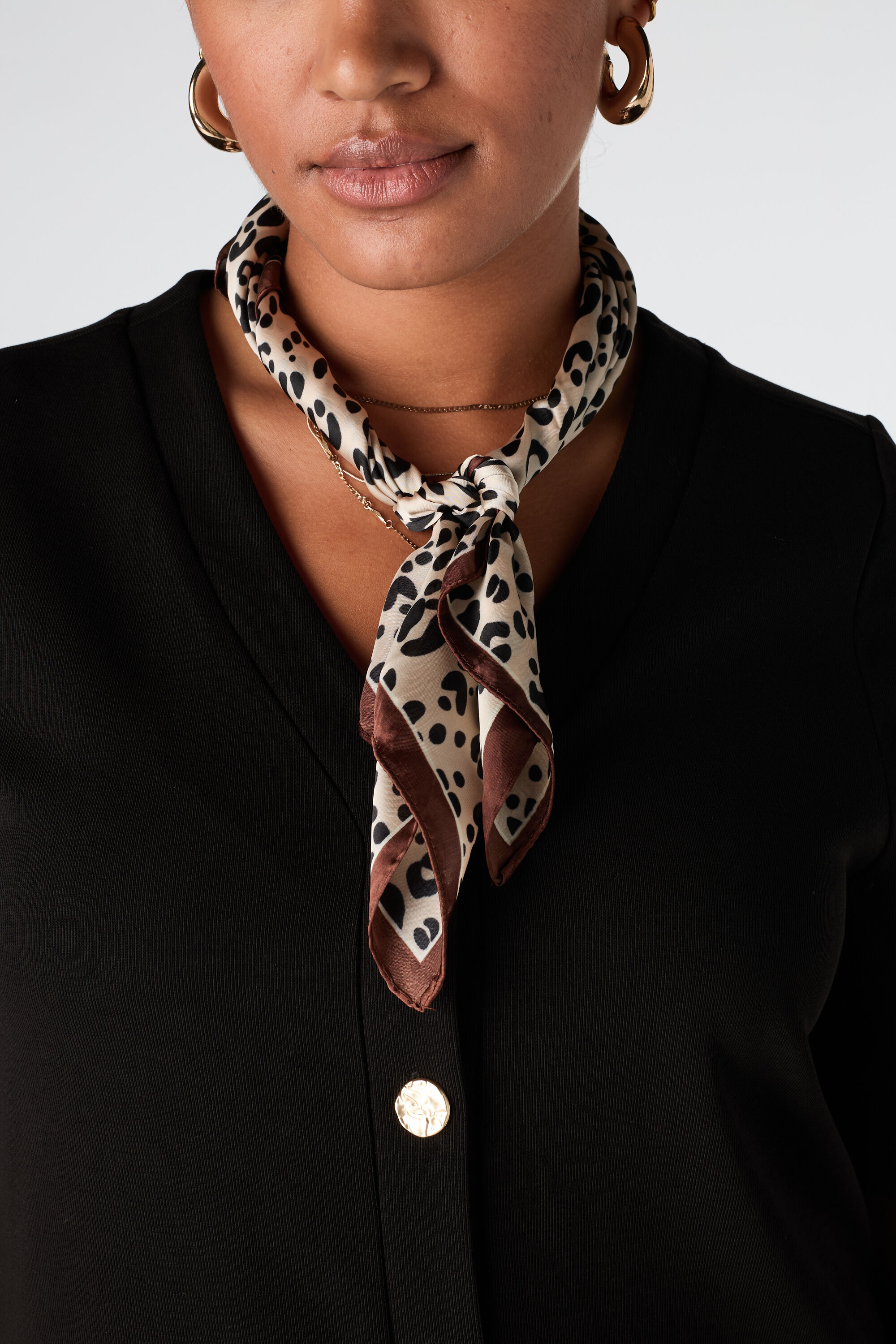 Bandana sjaaltje met animal print  image number 1