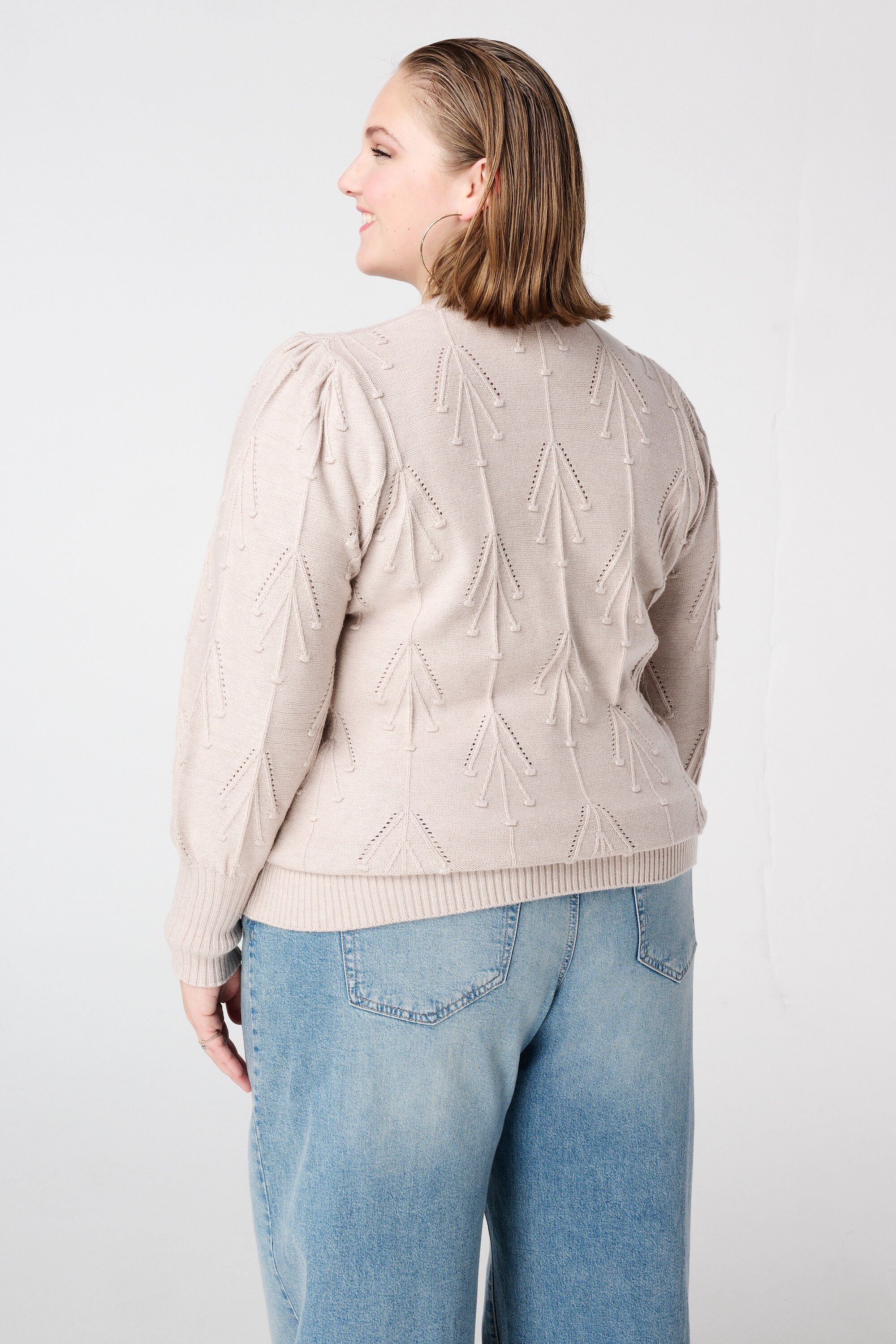 Gebreide trui met patroon image number 3