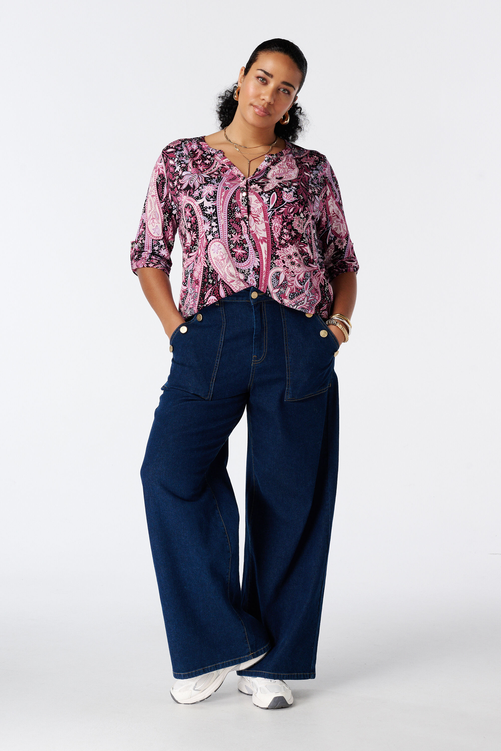 Top met print image number 5