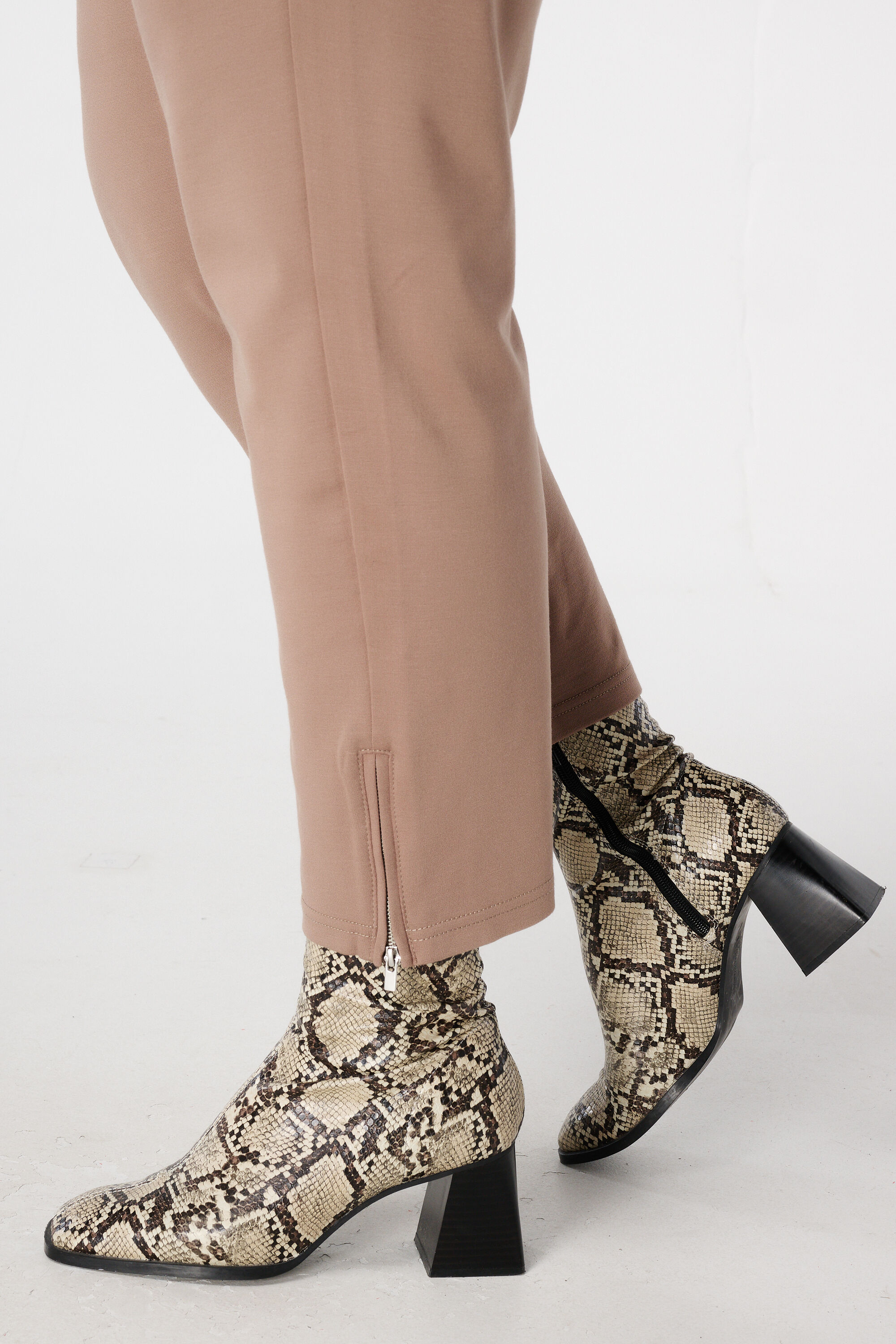 Broek met elastische tailleband image number 4