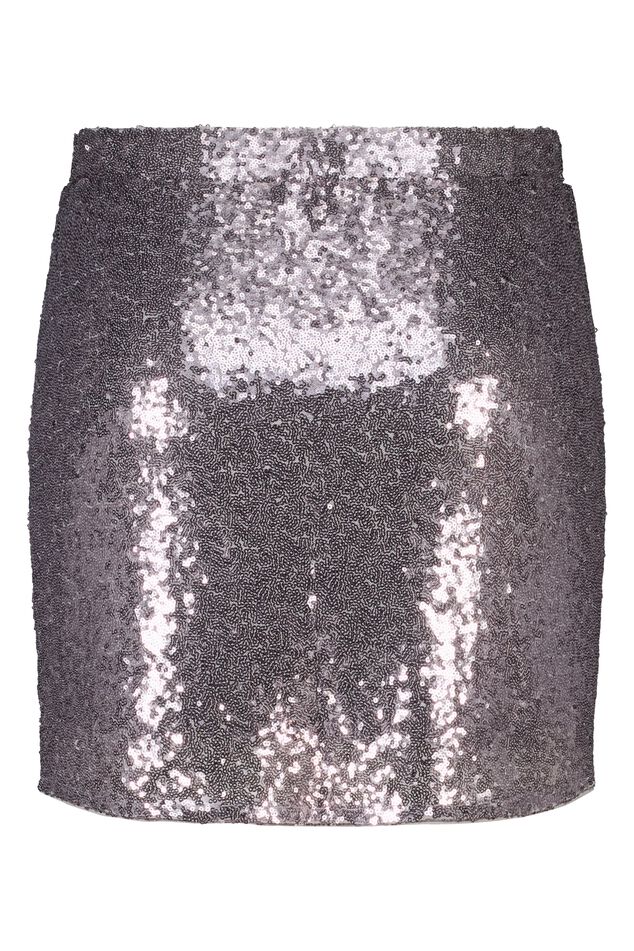 Pailletten rokje met overslag look image number 2
