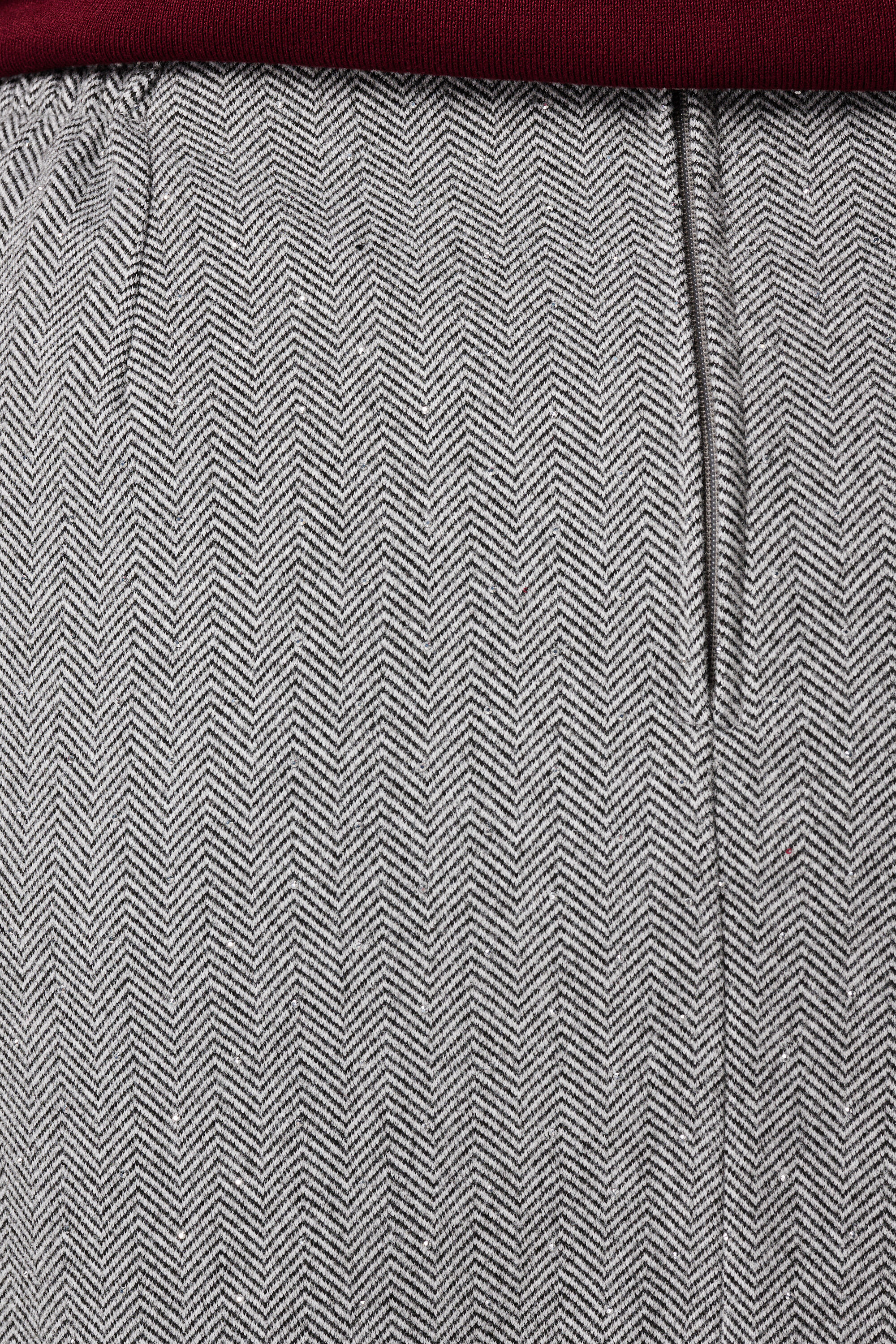 Rokje met print en lurex image number 6