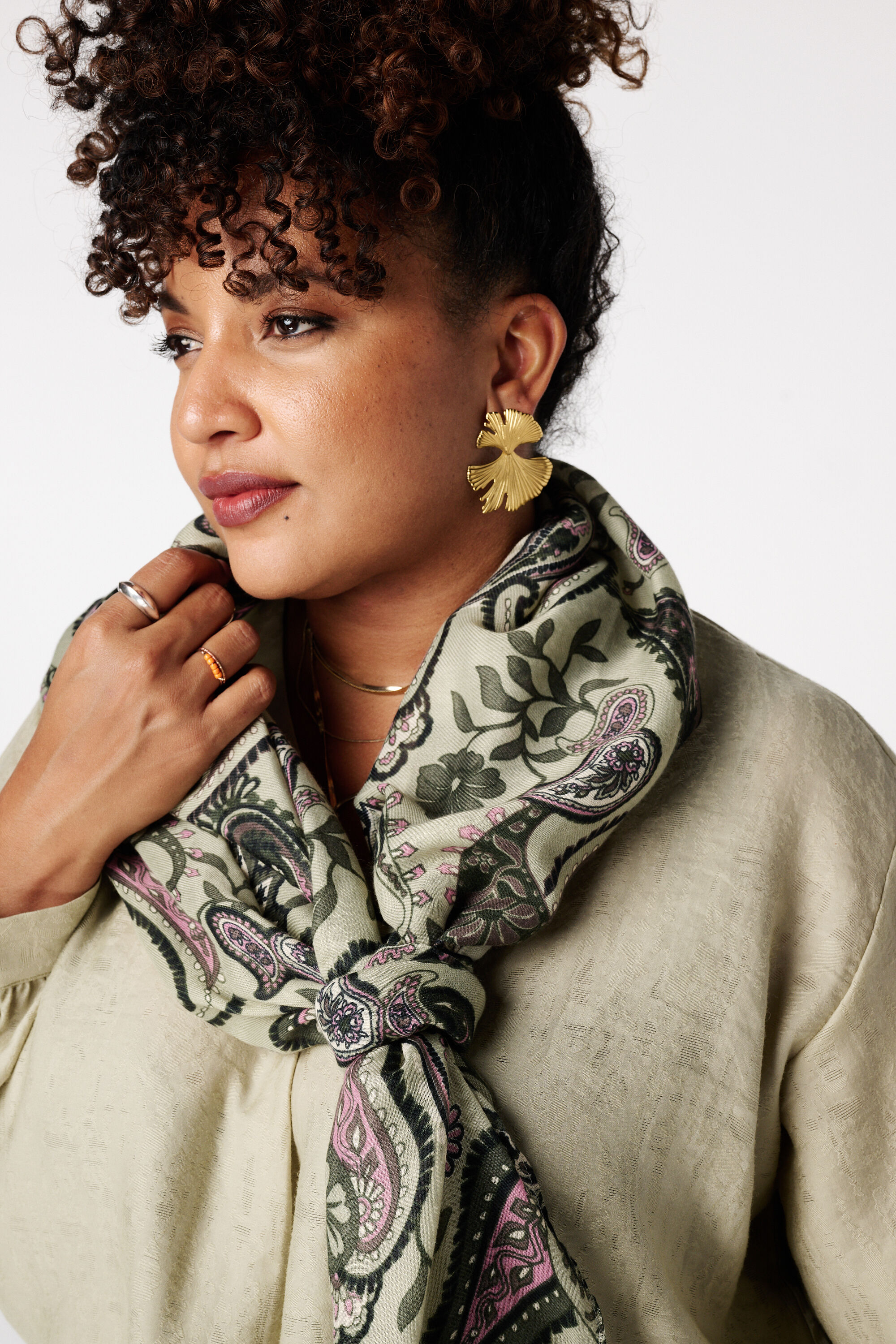 Sjaal met print image number 2