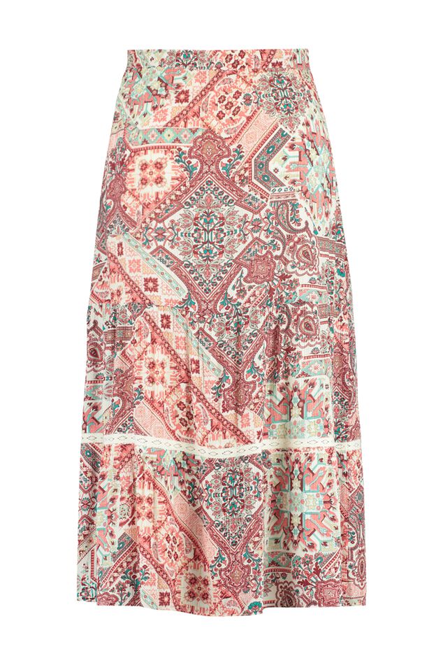 Lange rok met print image number 3