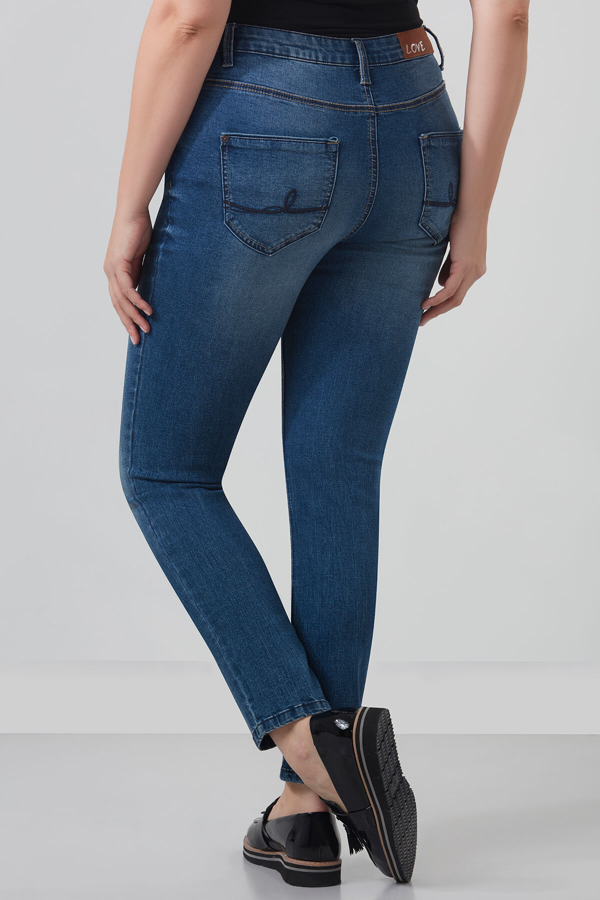 Slim leg jeans IRIS image number 3