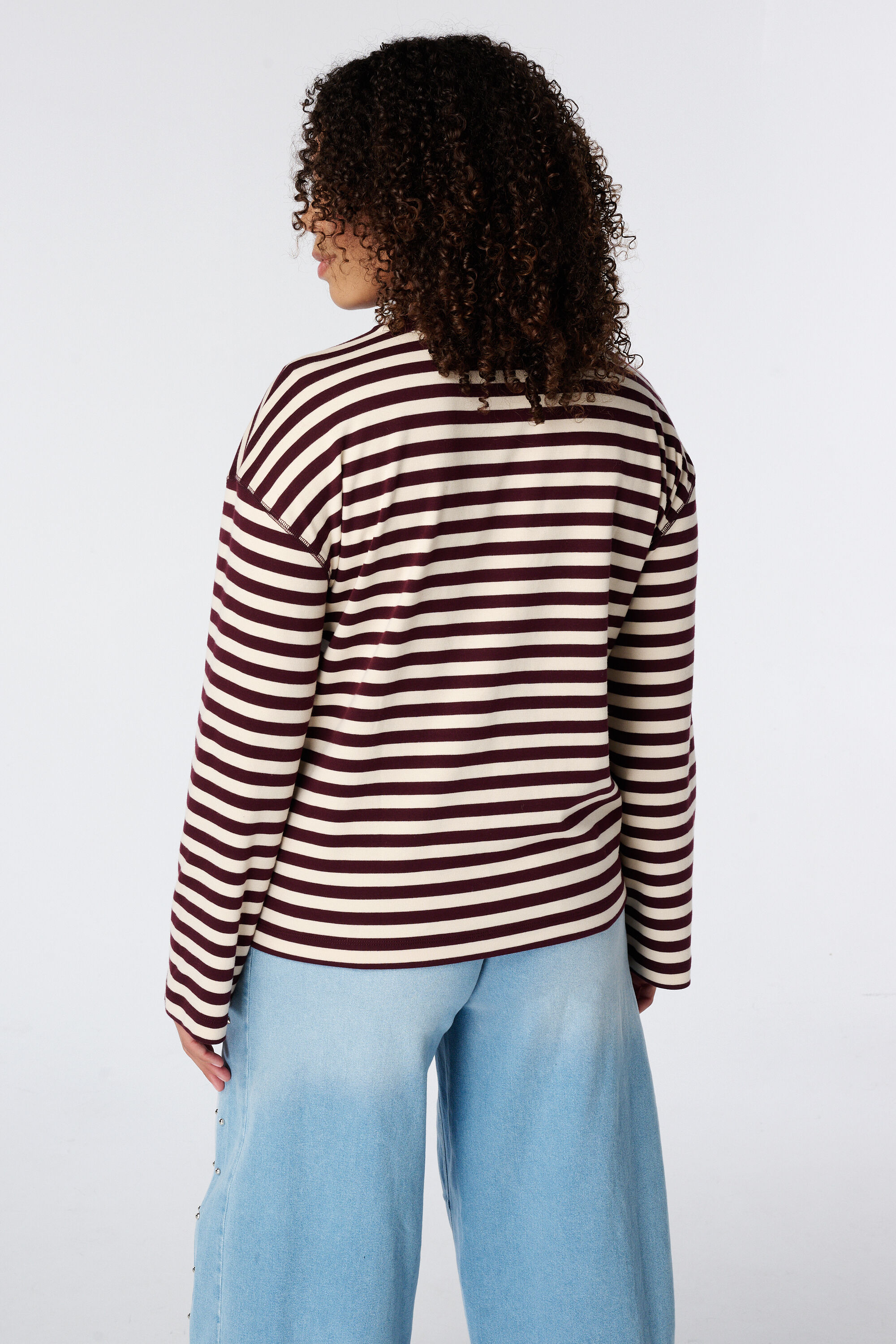 Gestreepte longsleeve  image number 3