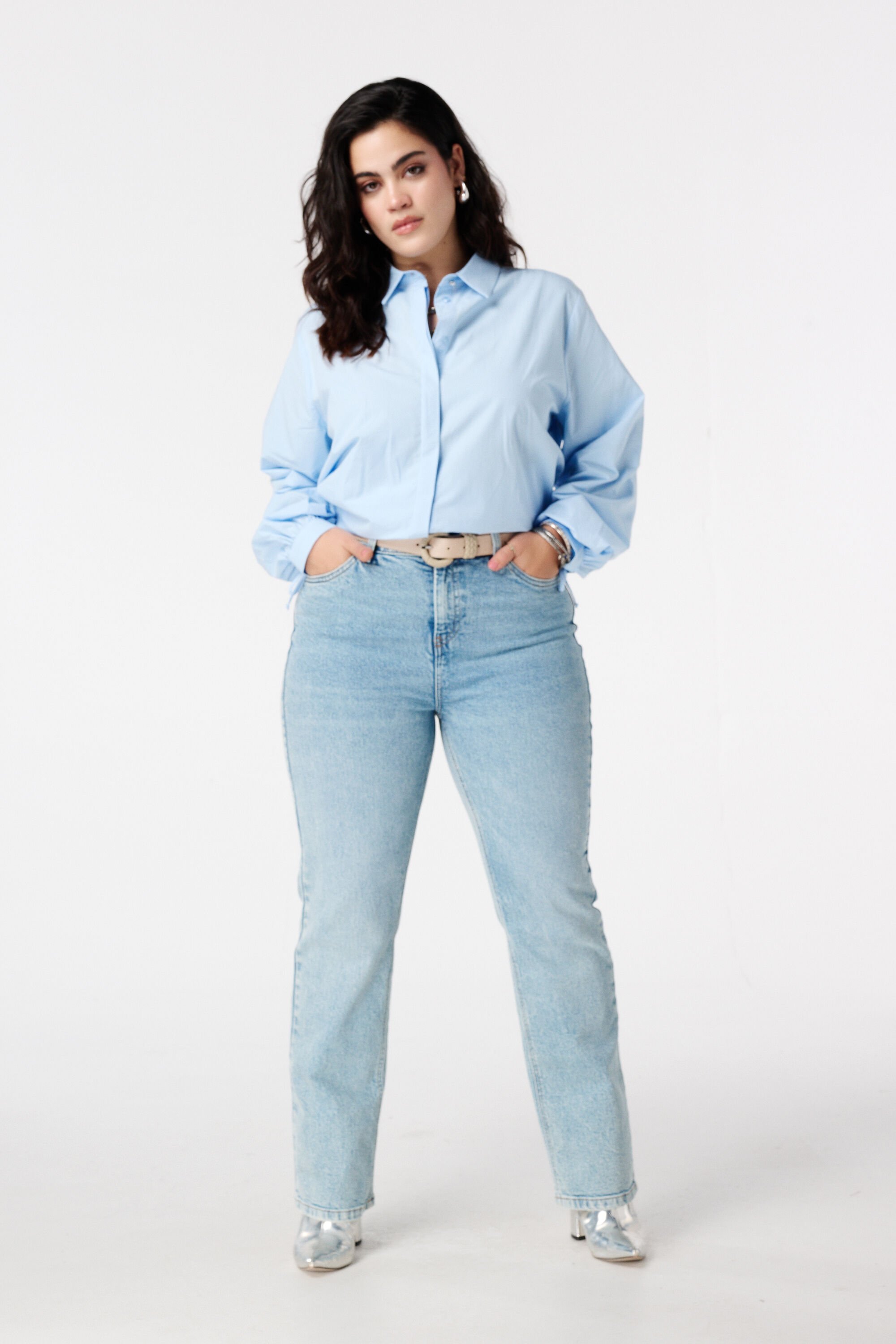 Blouse met koorddetails image number 5