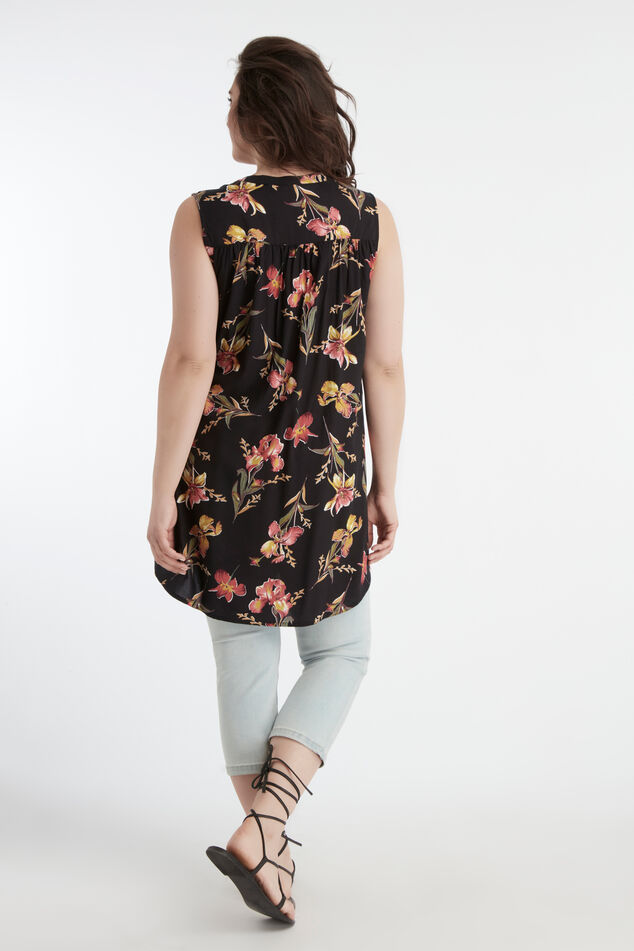 Mouwloze lange blouse image number 4