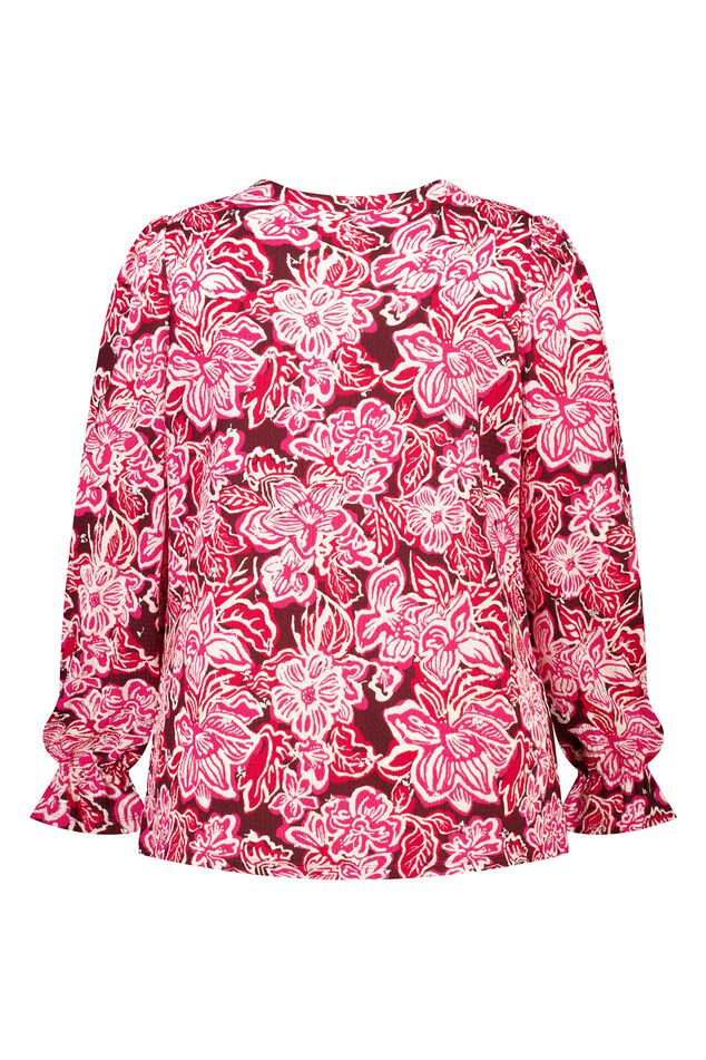 Top met print en stuctuur image number 2