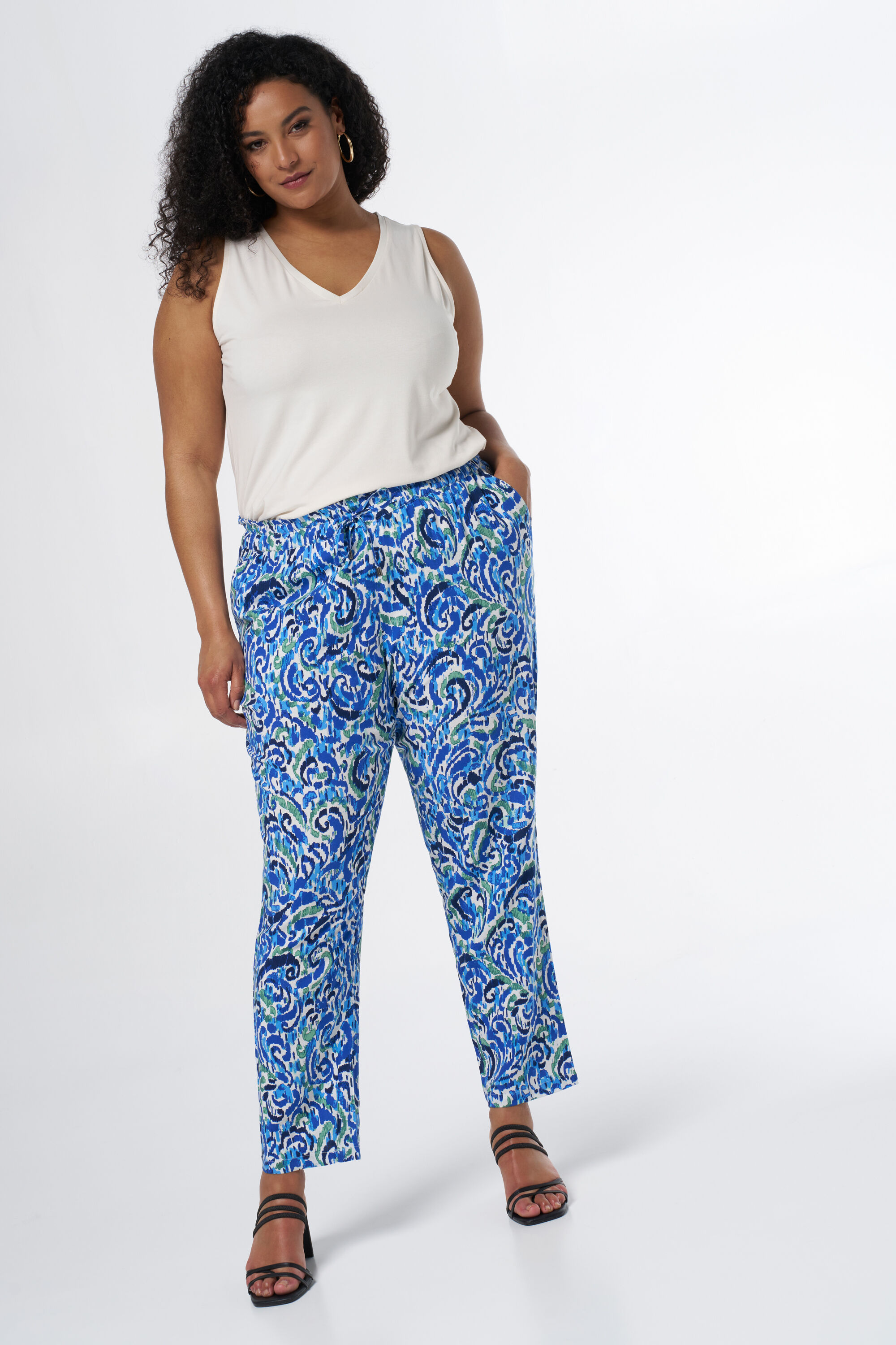 Broek met print image number 6