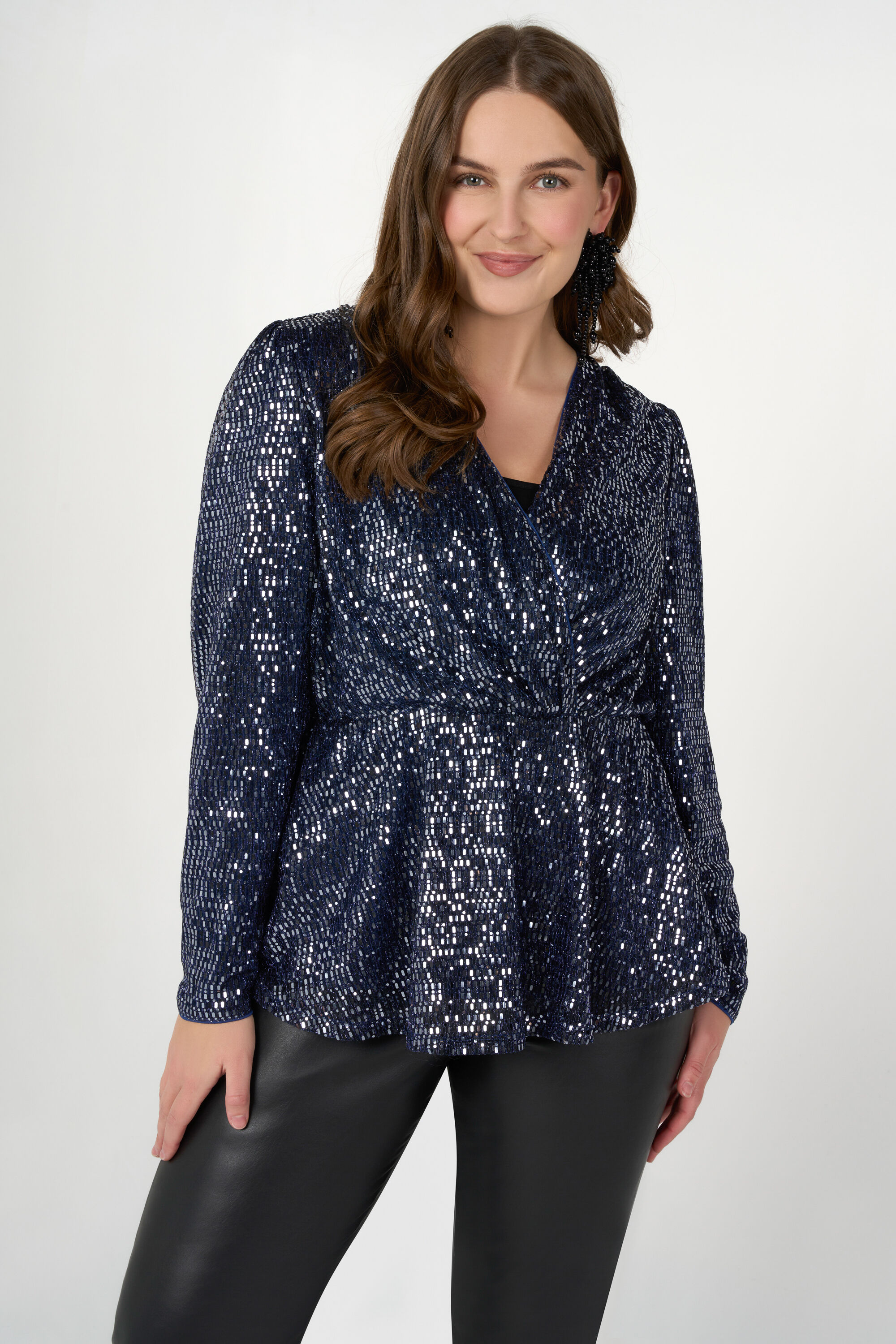 Flared top met pailletten image number 4