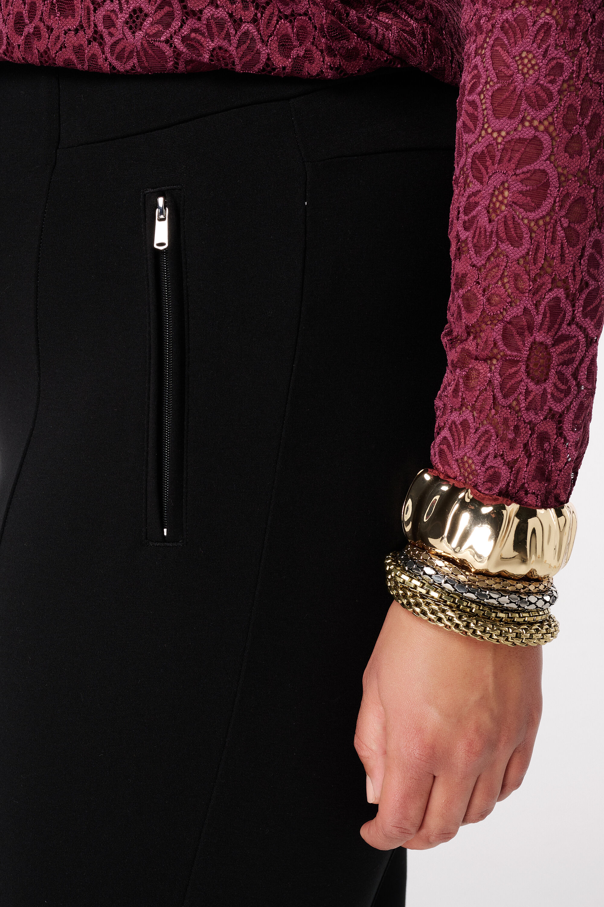 Tregging met ritsdetails image number 4