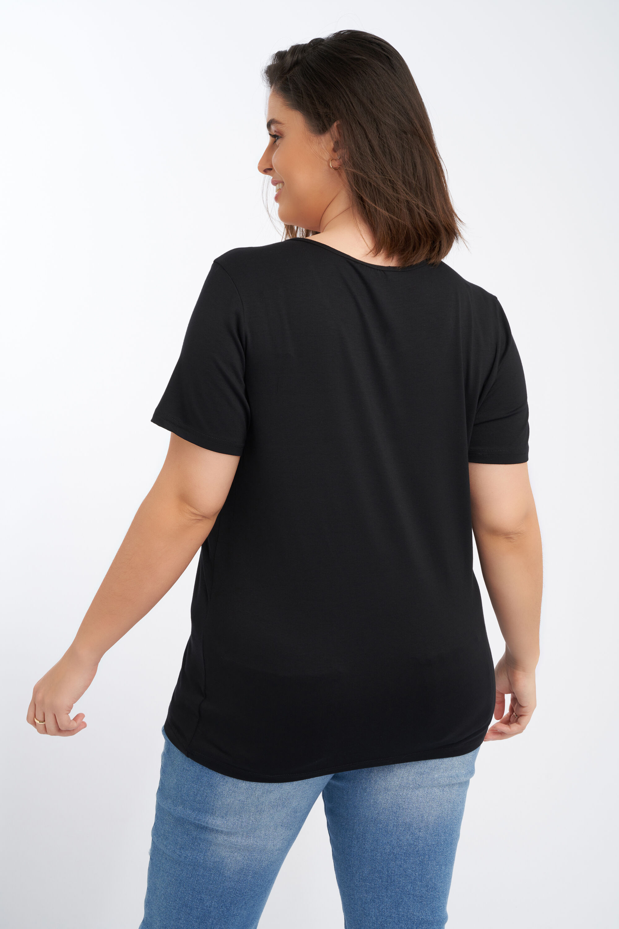 2-pack T-shirts met V-hals image number 3