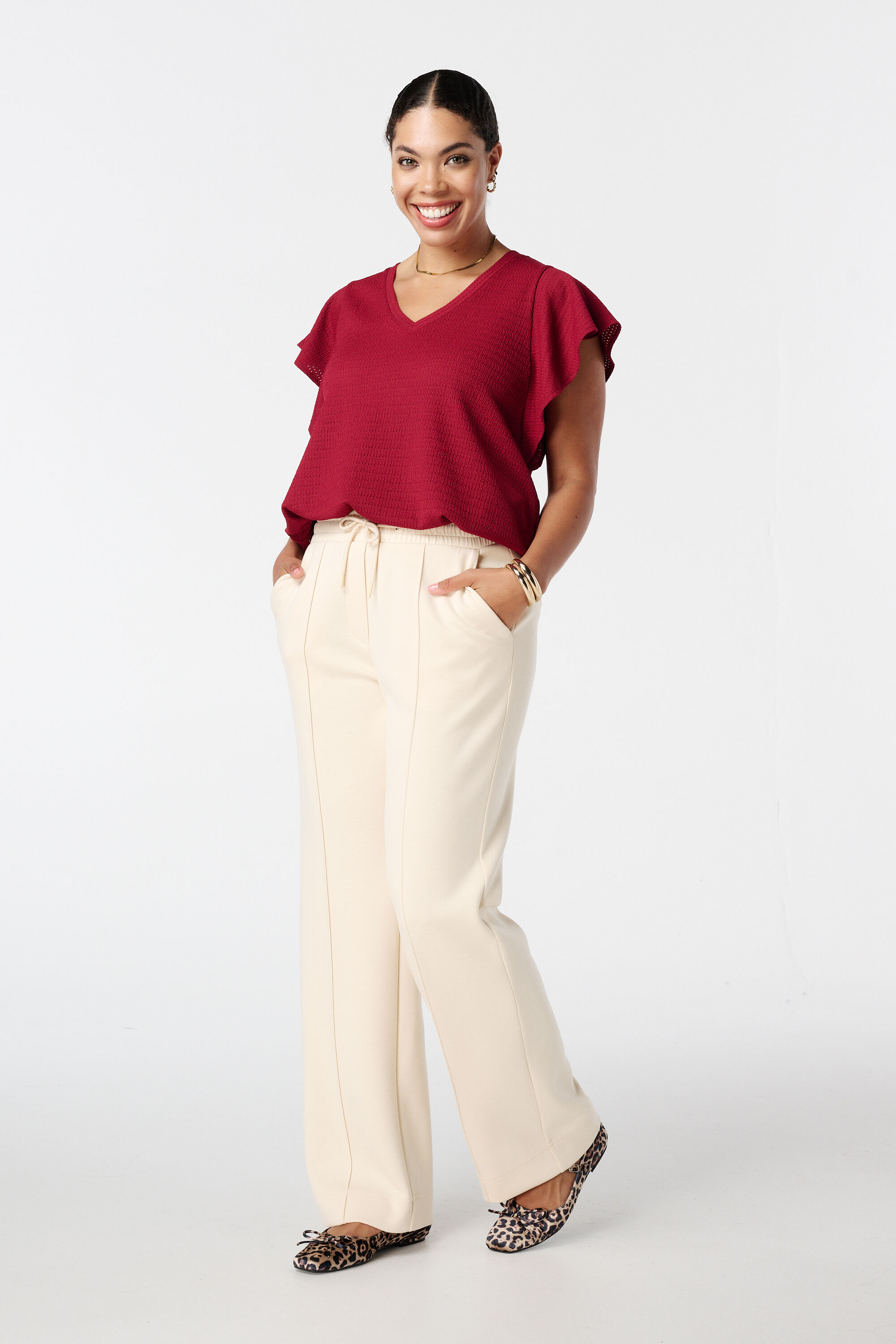 Top met vlindermouwen image number 5